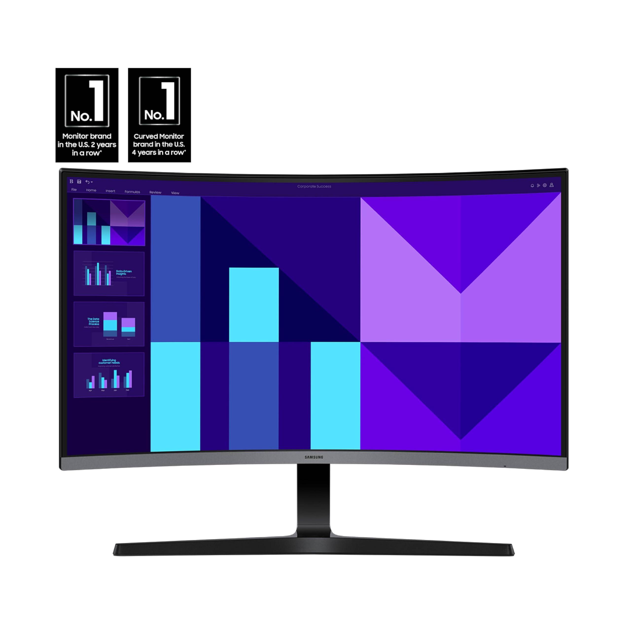 SAMSUNG 32-inch S3 (S39GD) FHD 100Hz Curved Monitor, Game Mode, Eye Saver Mode, Multiple Connectivity with HDMI Port, LS32D396GANXZA, 2025 - Image 2