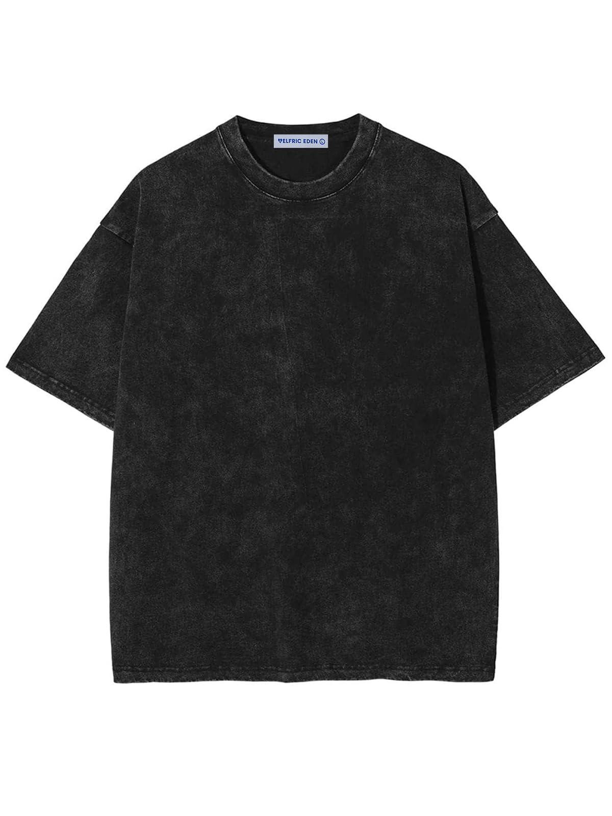 Aelfric Eden Womens Washed Vintage Oversized Tshirt Cotton Baggy Tees Boyfriend Workout Short Sleeve Unisex Summer Tops