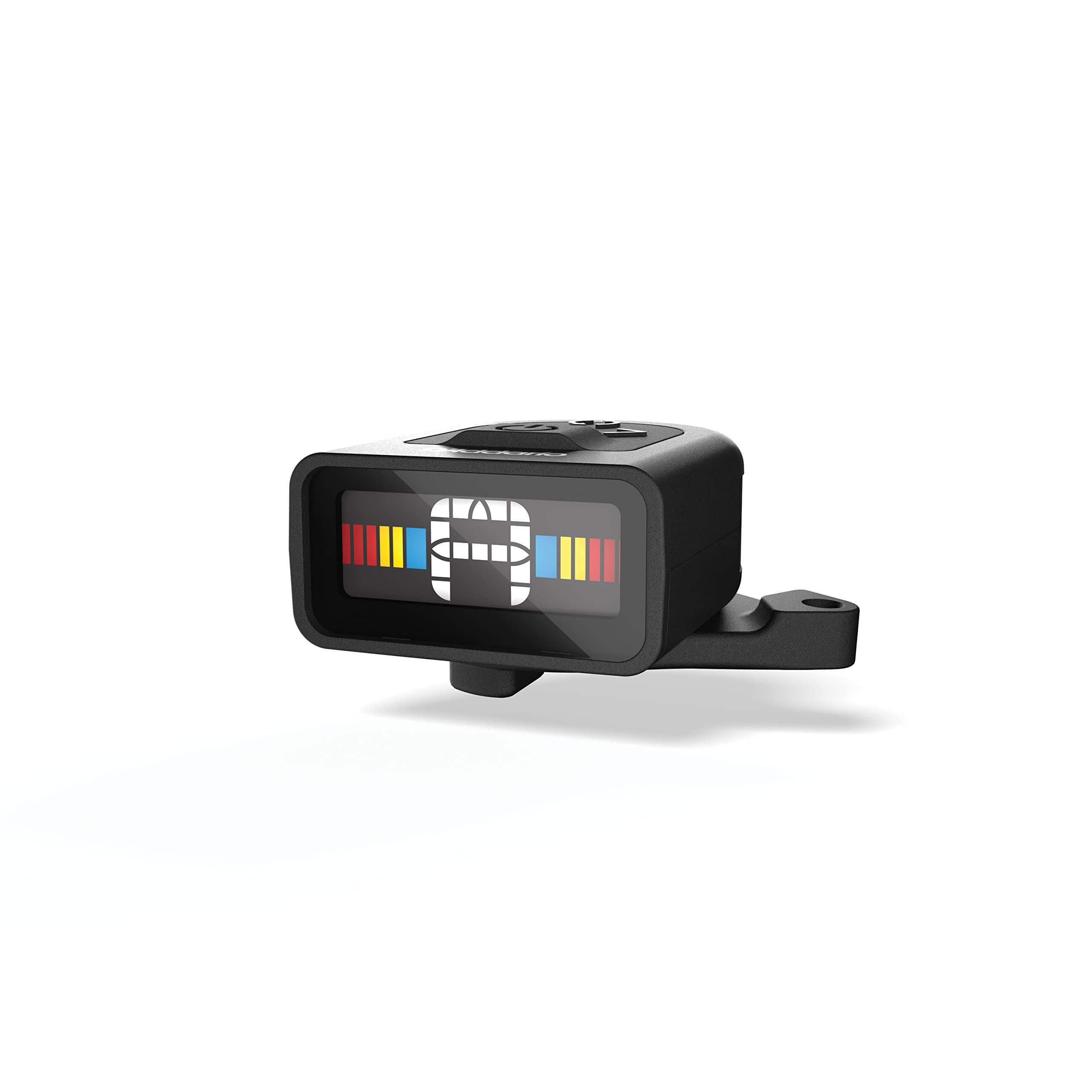 D'Addario Accessories Guitar Tuner - Micro Headstock Tuner - Tuner for Acoustic Guitar, Electric Guitar, Bass Guitar, Mandolin, Banjo, Ukelele - Compact & Discrete - Clip Free - 1 Pack
