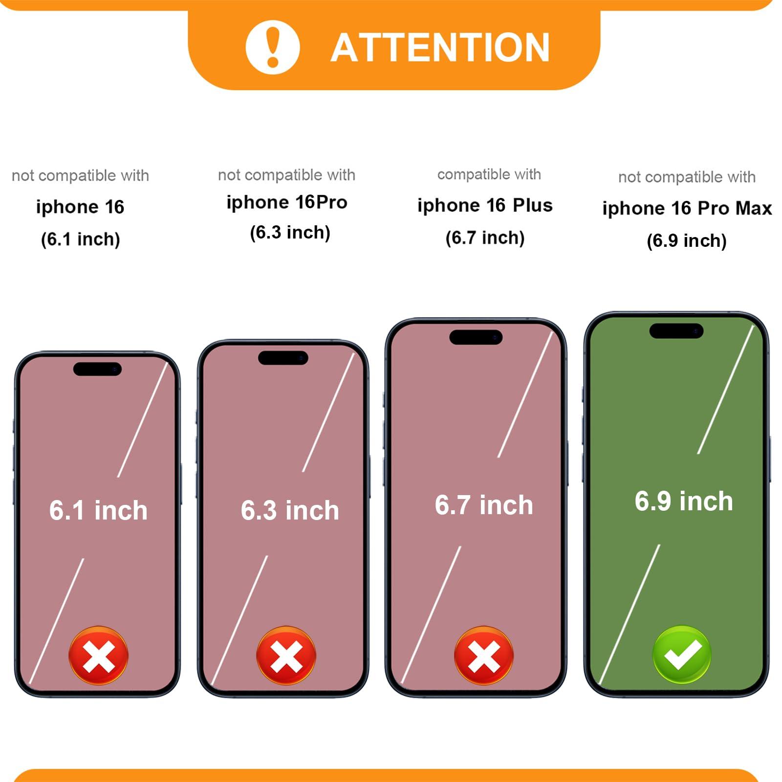 Bocasal Crossbody Wallet Case for iPhone 16 Pro Max, RFID Blocking PU Leather Zipper Handbag Purse Flip Cover, Kickstand Folio Case with Card Slots Holder Wrist Strap Lanyard 5G 6.9 Inch (Brown) - Image 2