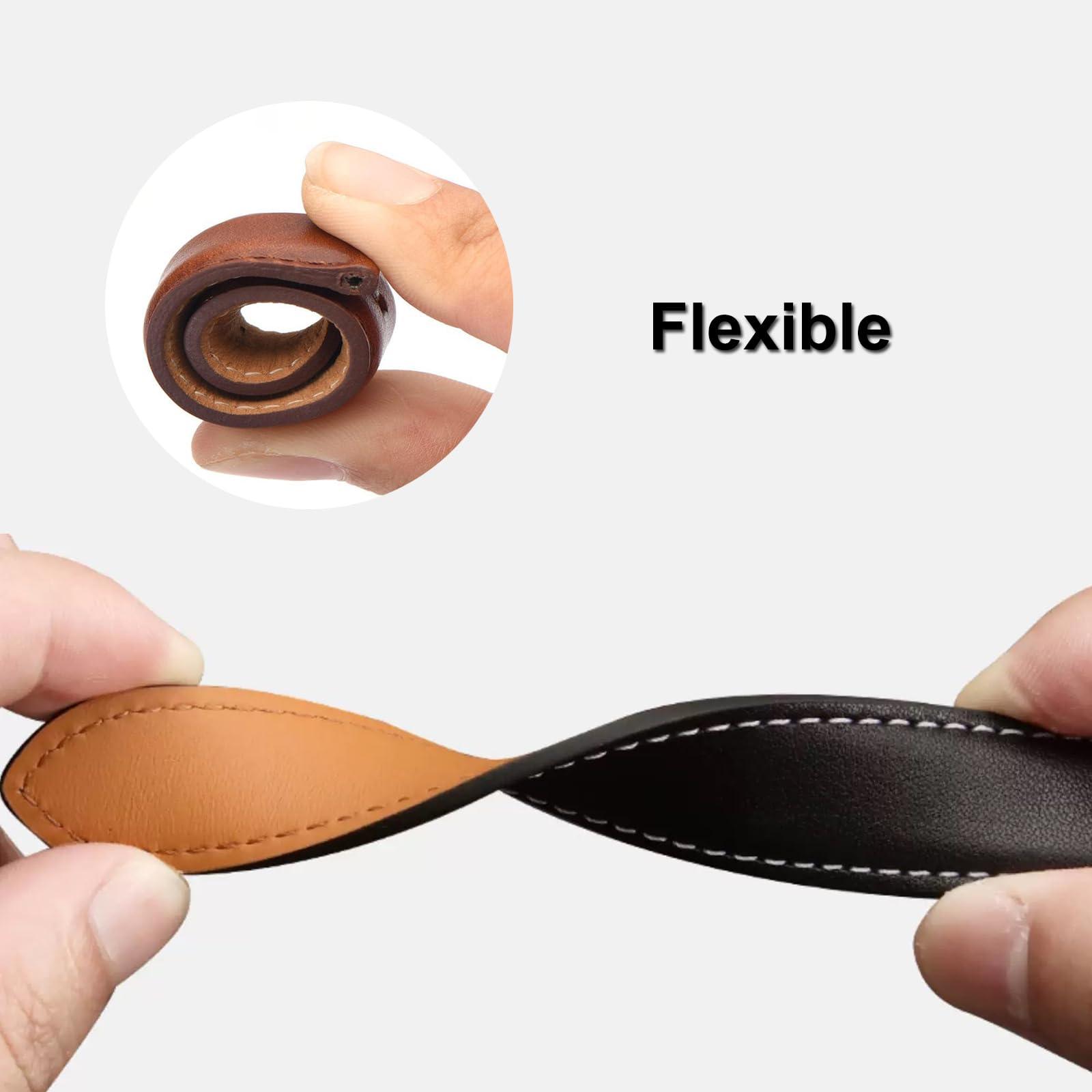YEEJOK Compatible for Samsung Galaxy Watch Ultra 47mm Bands, Stainless Steel Metal+Leather Watch Straps Replacement for Men Women Smartwatch Accessory - Image 4