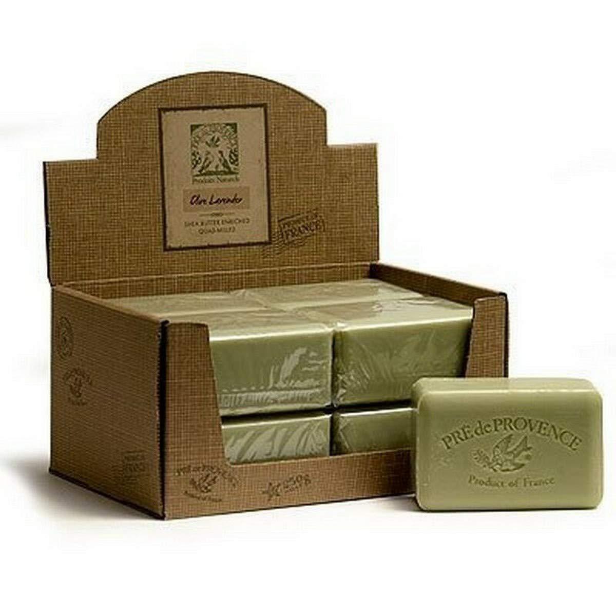 Pre De Provence 350 Gram 12 Ounce Olive Oil Lavender Shea Butter Enriched Triple Milled Soap Case of 8 - Image 1
