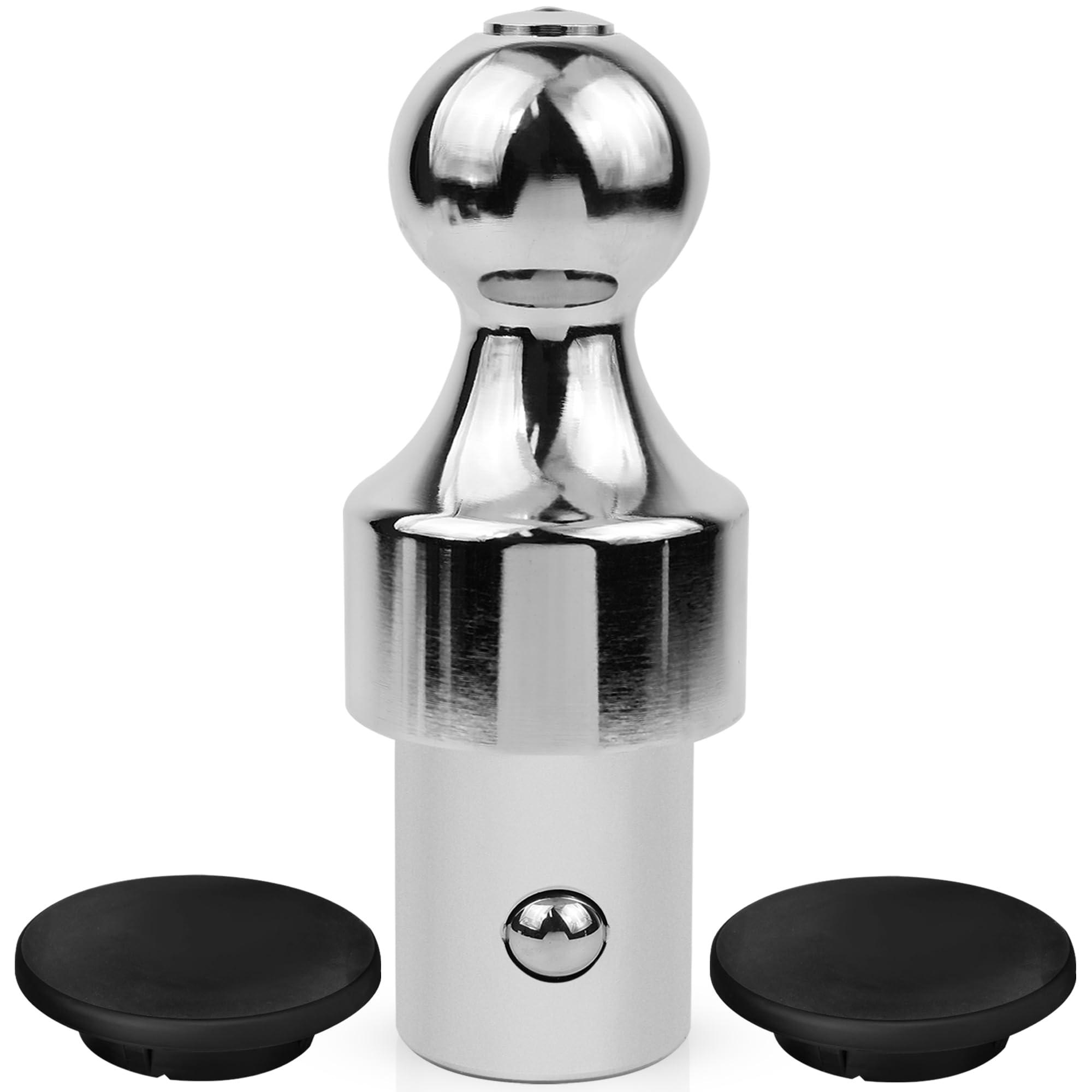 Chaoos 60629 Puck System Gooseneck Hitch Ball, 2-5/16 Inch Gooseneck Ball Compatible with 2013-2025 Ford F250 F350 F450, Dodge Ram 2500 3500, 2016-2025 Chevrolet Silverado, GMC Sierra, Nissan Titan XD