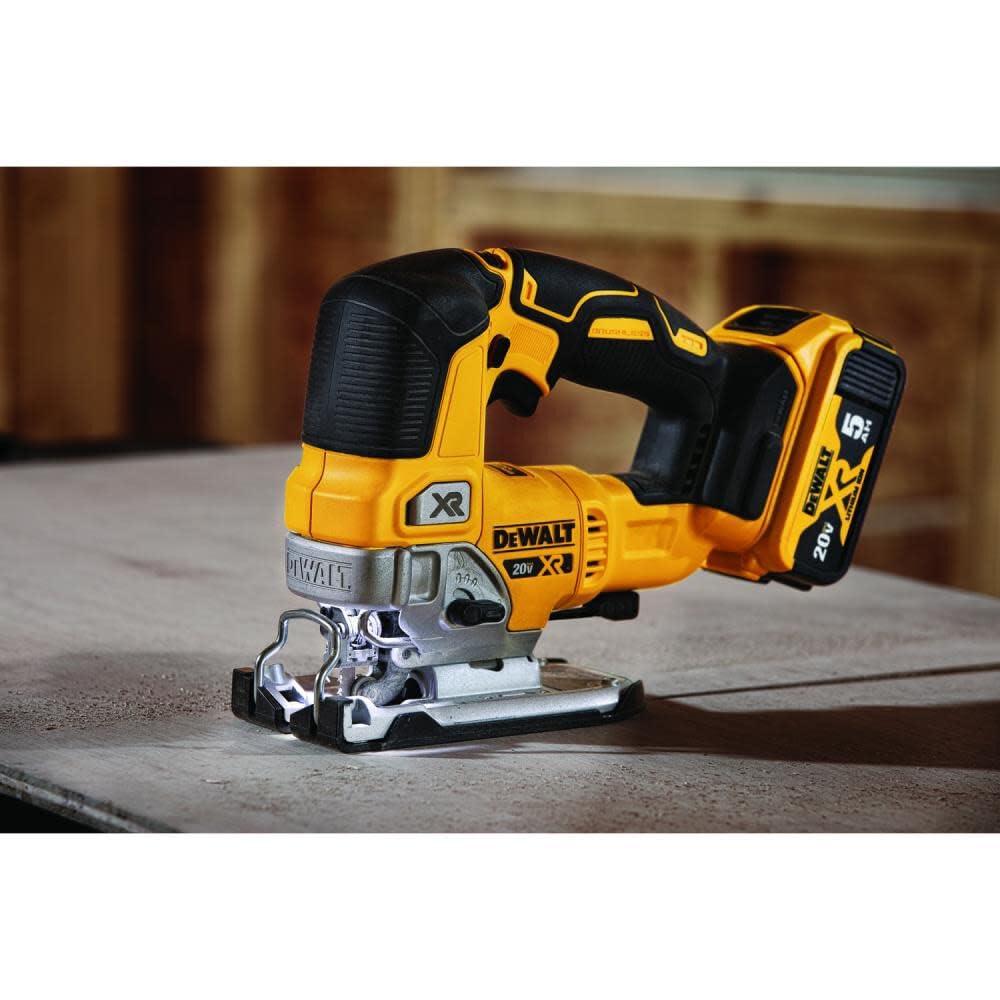 DEWALT 20V MAX XR Jig Saw, 3,200 Blade Speed, Cordless, Brushless Motor, LED Light, Bare Tool Only (DCS334B) - Image 6