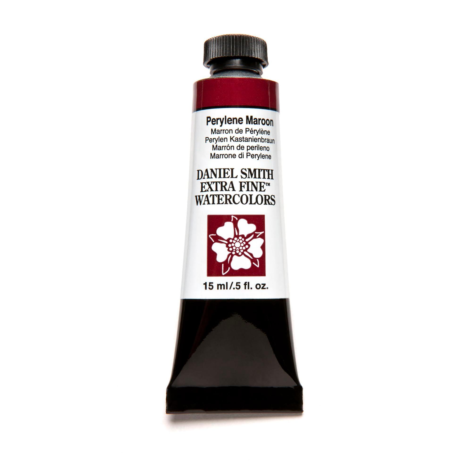 Daniel Smith Extra Fine Watercolor Paint, 15ml Tube, Perylene Maroon, 284600074, 0.5 Fl Oz (Pack of 1)