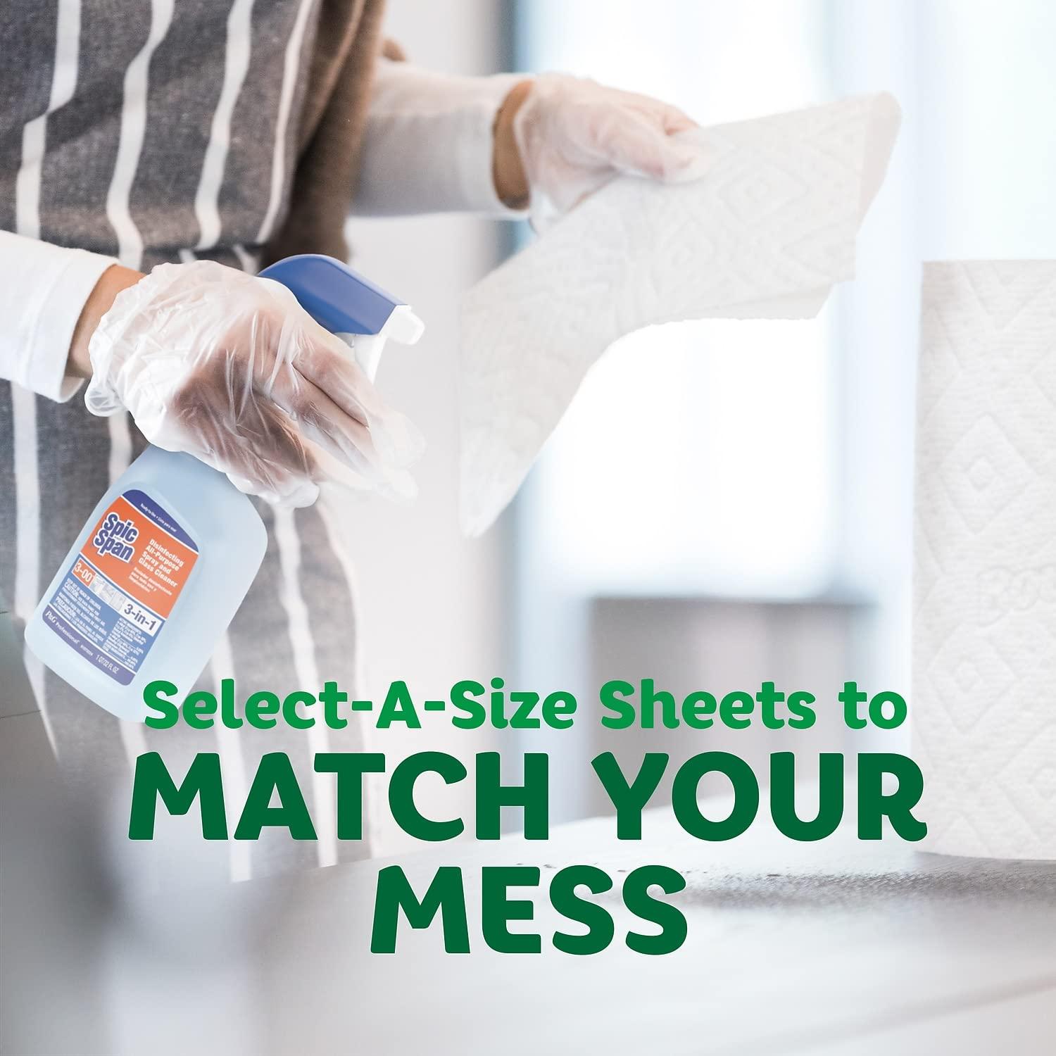 Bounty® Select-A-Size® Double 2-Ply Paper Towels, 98 Sheets Per Roll, Pack of 12 Rolls - Image 5