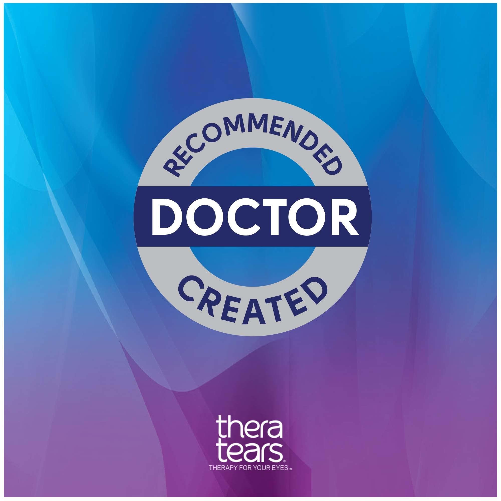 TheraTears Dry Eye Therapy Lubricating Eye Drops for Dry Eyes, Preservative Free eye drops, 30 Single-Use Vials - Image 7