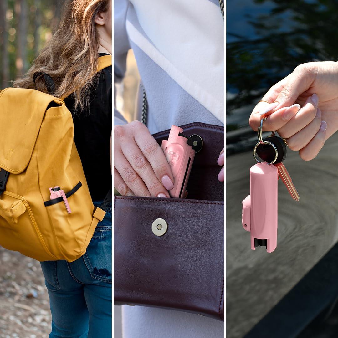 Guard Dog Security Pepper Spray Self Defense for Women, Men, OC Spray, AccuFire World’s Only Laser Sight Pepper Spray Keychain with Belt Clip for Quick Access, 16 Feet Range - Image 5