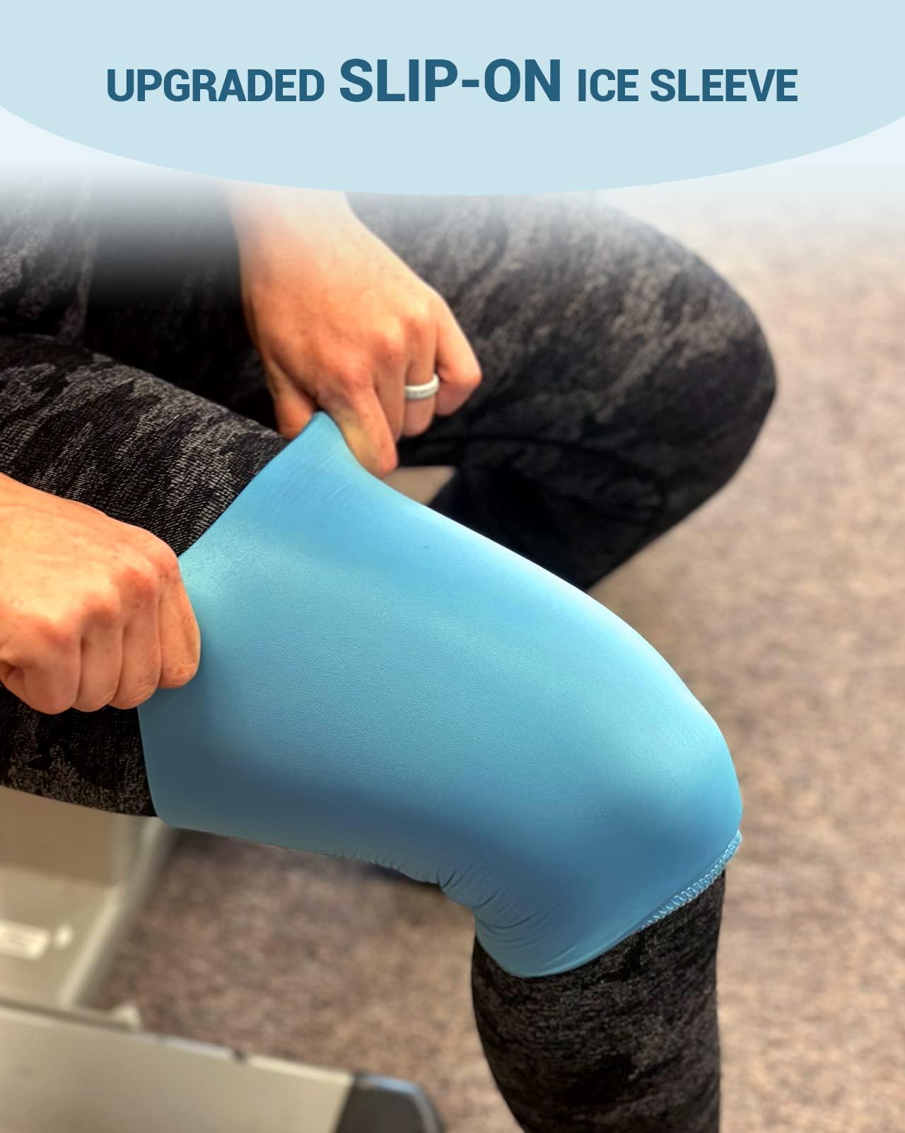 Comfytemp Elbow & Knee Ice Pack Wrap for Injuries, Compression Sleeve for Knees Replacement Surgery, Reusable Gel Hot Cold Pack Recovery for Knee, Elbow, Ankle, Arm, Calf, Leg, Wrist, FSA HSA Eligible - Image 3