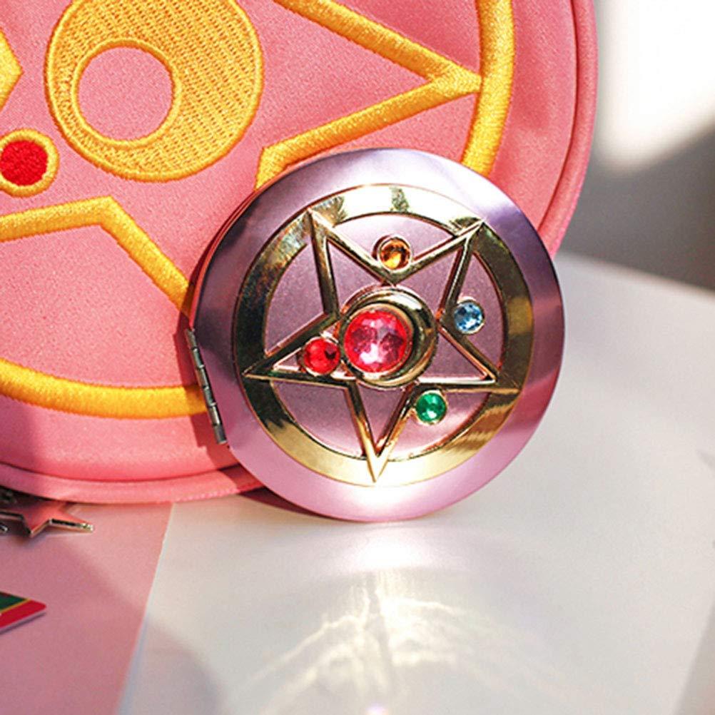 Makeup Compact Mirrors, Personal Portable Travel Handheld Foldable Double Sided Mirror - Image 8
