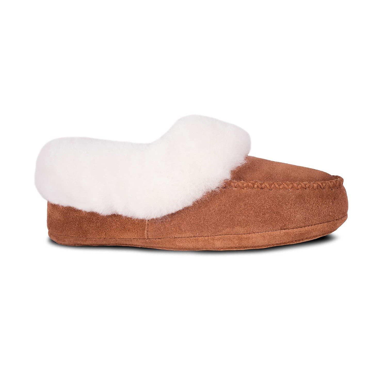 Cloud Nine Sheepskin Bootie Slippers for Women - Warm and Comfortable Australian Shearling Booties