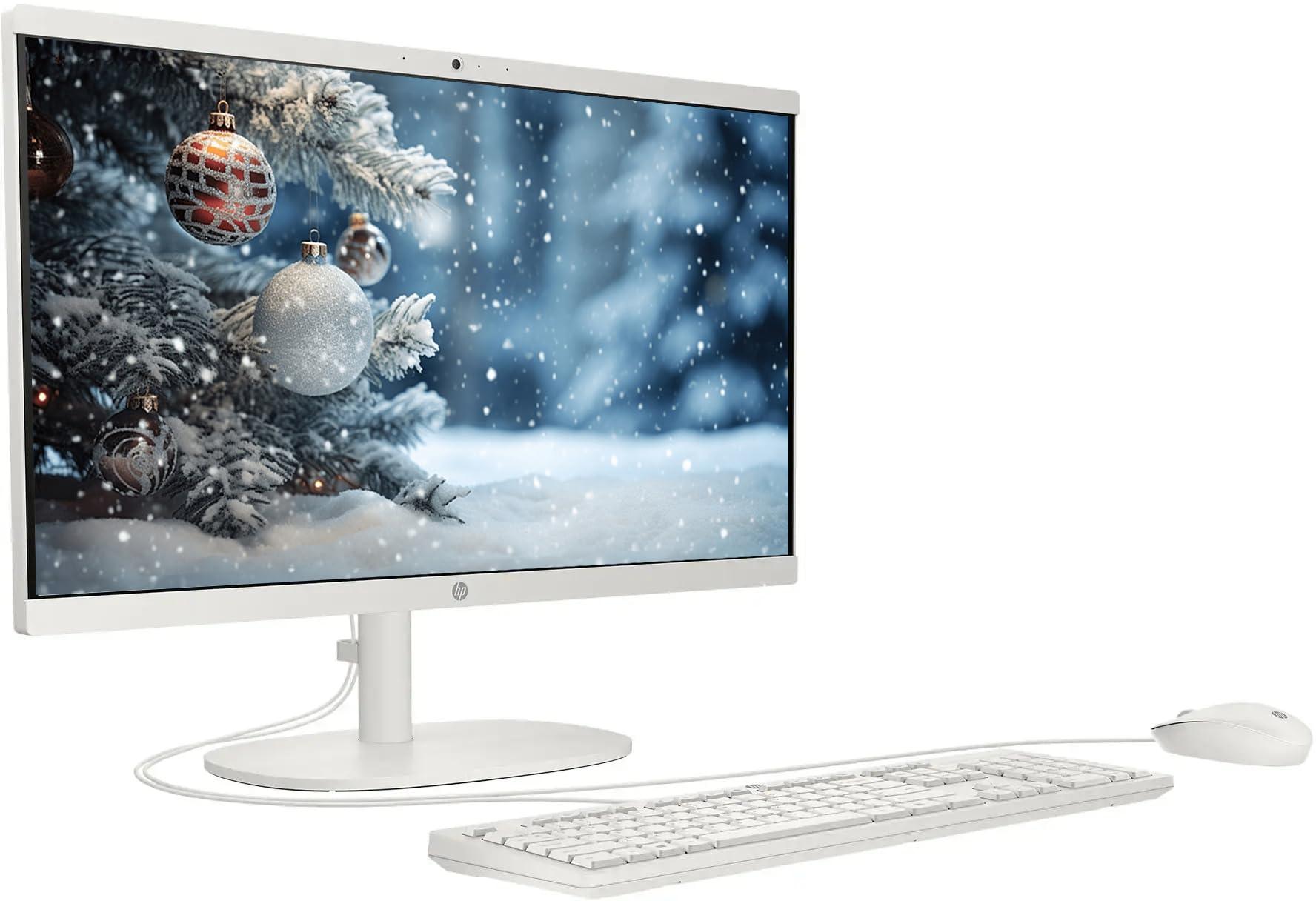 HP 21.5" FHD All-in-One Desktop Computer, 64GB RAM 2.2TB Storage (2TB SSD + 256GB Docking Station Set), Dual-Core Intel Celeron, Windows 11 Pro with Microsoft Office Lifetime Suite, Keyboard & Mouse - Image 3