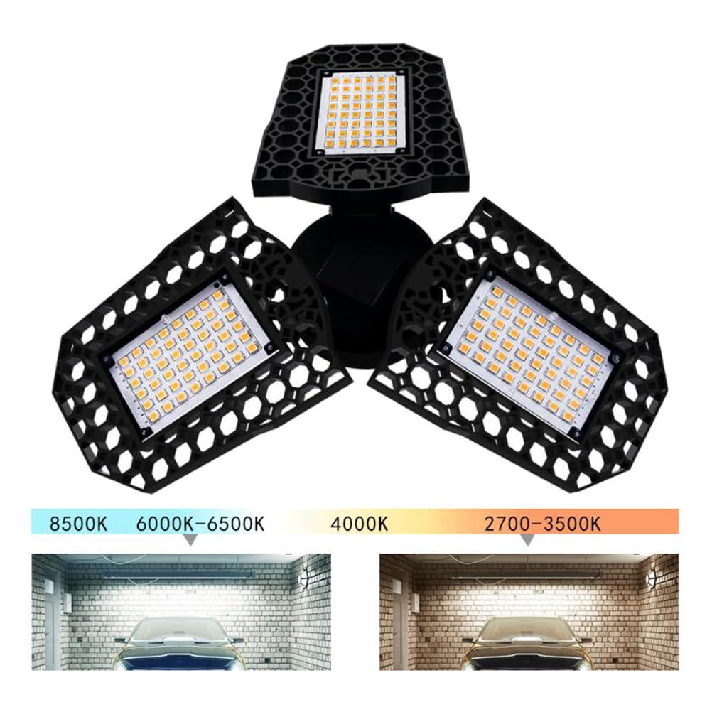 Angoily Motion Sensor Garage Light LED Ceiling Light, 1 Pack Outdoor Motion Light LED Work Lights LED Spot Lights - Image 8