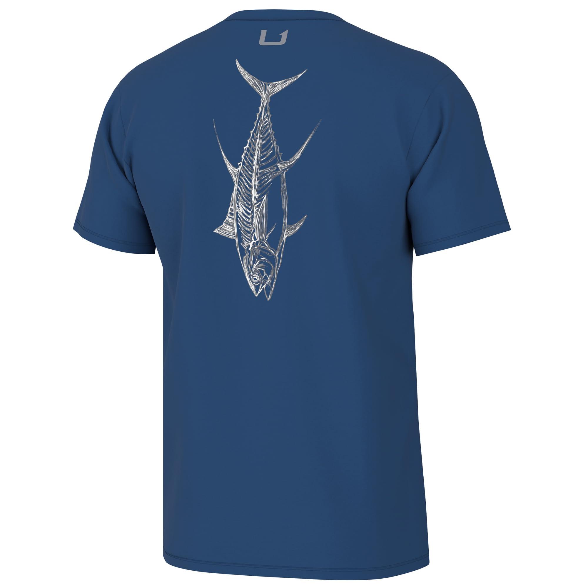 HUK Men's Fishing Graphic Tee, Performance Short Sleeve, Quick-Dry