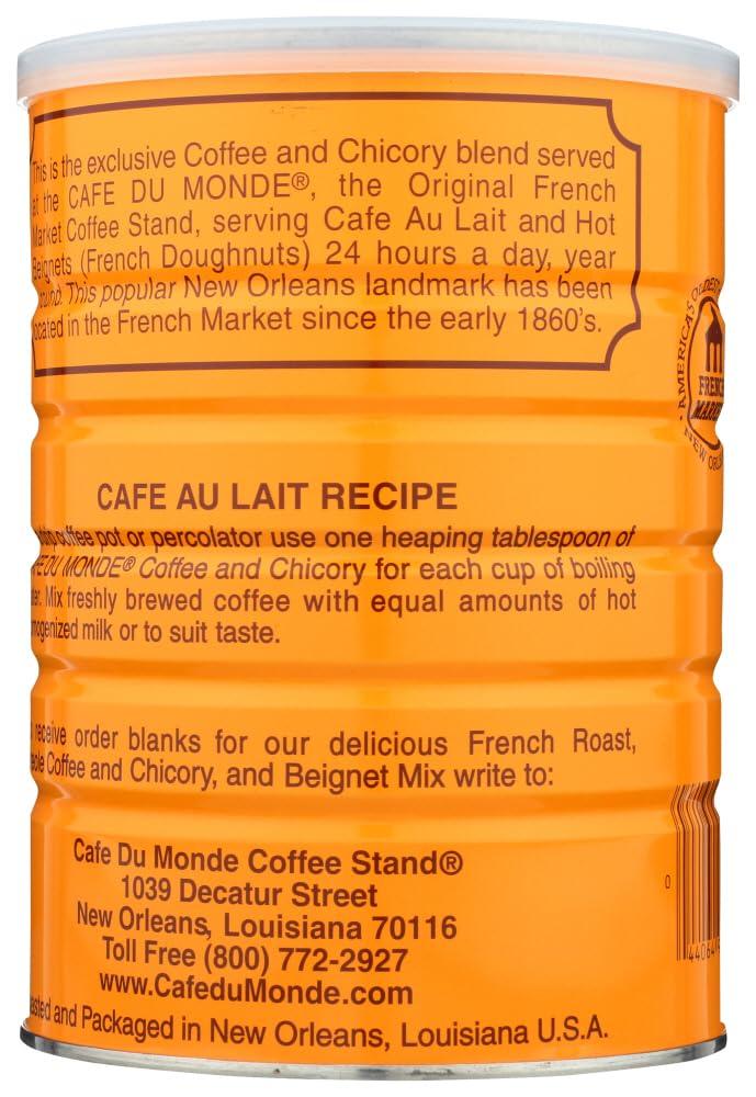 Half a Dozen Cans (6 Cans) of Coffee Du Monde - 15 oz. cans - Image 3