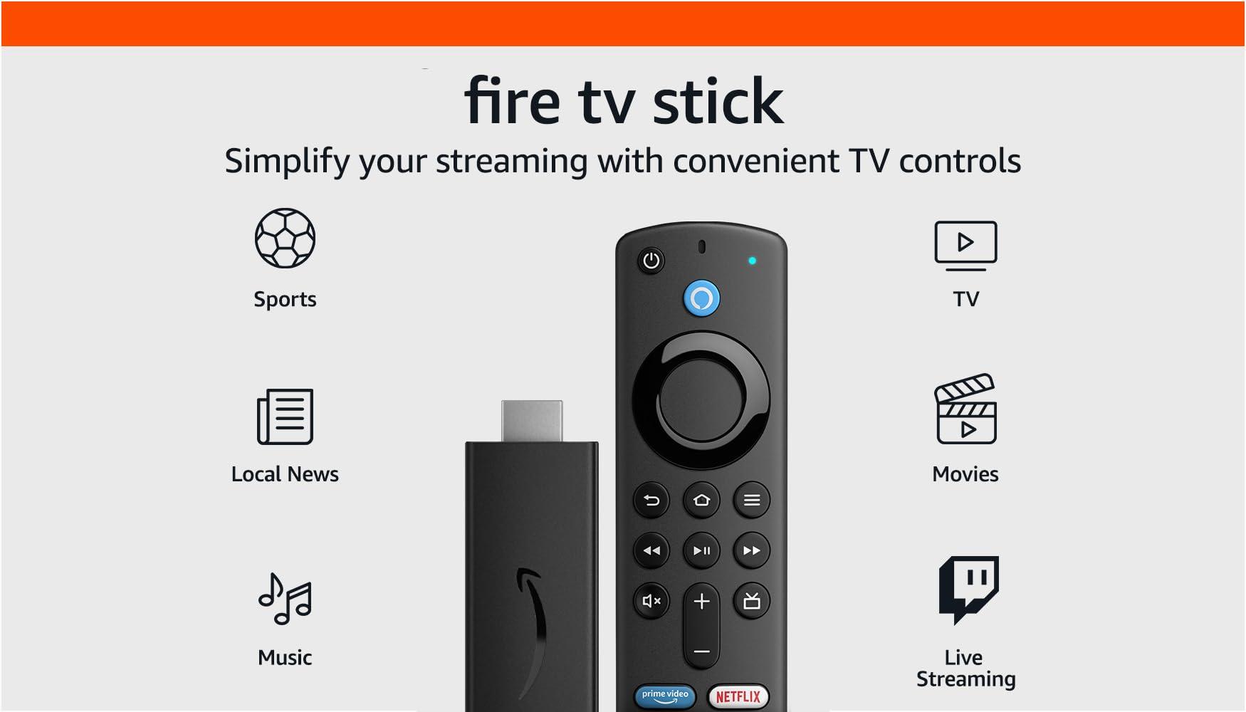 Amazon Fire TV Stick, sharp picture quality, fast streaming, free & live TV, Alexa Voice Remote with TV controls - Image 21