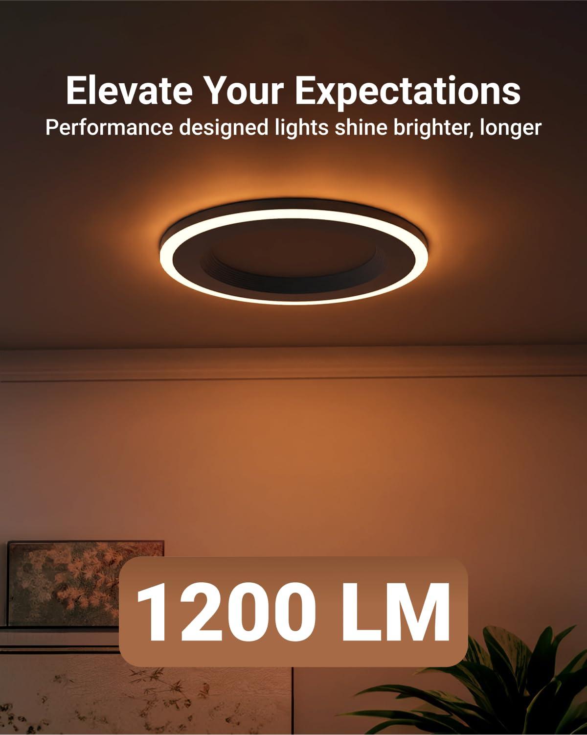 Sunco 12 Pack 6 Inch LED Recessed Lighting Retrofit with Night Light, 2700K/3000K/4000K/5000K/6000K Selectable, Dimmable Can Lights, 13W, 1200LM, Damp Rated, Retrofit Installation ETL - Image 4