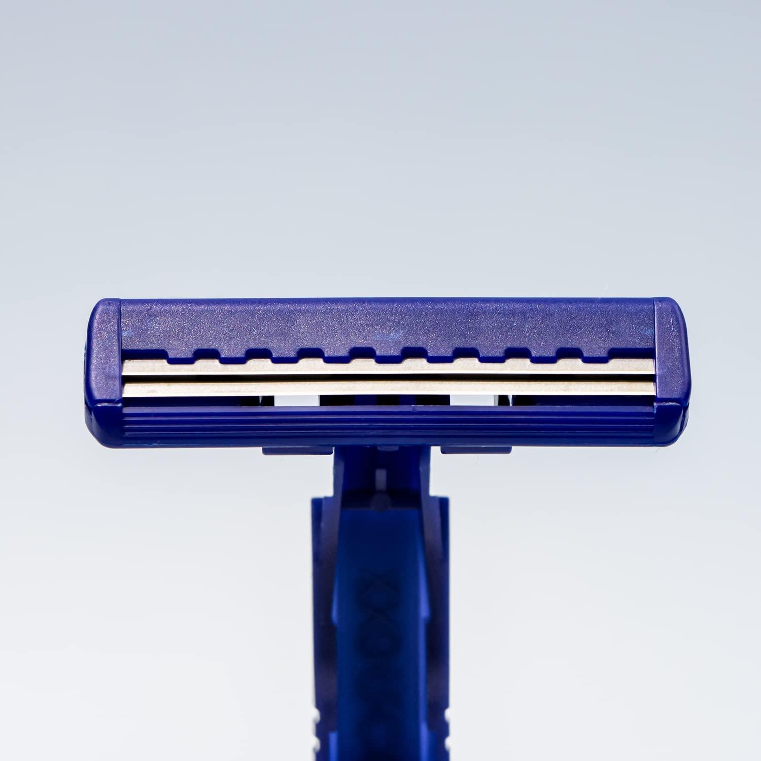 Dorco Fresh Twin Blade Disposable Razors (6 Pack) – Smooth & Comfortable Shave for Men and Women | Non-Slip Handle, Pivoting Head, Lubricating Strip | Ideal for Sensitive Skin & Travel - Image 4