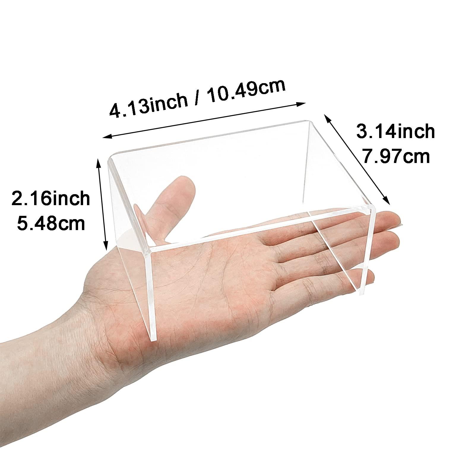8Pcs Acrylic Display Risers(6",5",4"3") Clear Product Stand,Cupcakes Holder Dessert Display Transparent Showcase Stands, Candy Bar Risers, Acrylic Lifts Display for Figures - Image 4