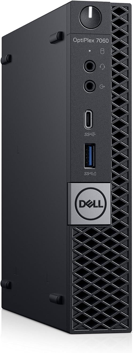 Dell OptiPlex 7060 Micro Desktop Business PC, Intel Core i5-8500T 2.1GHz, 16GB, 512GB SSD, USB Type-C, Windows 11 (Renewed), Black - Image 4