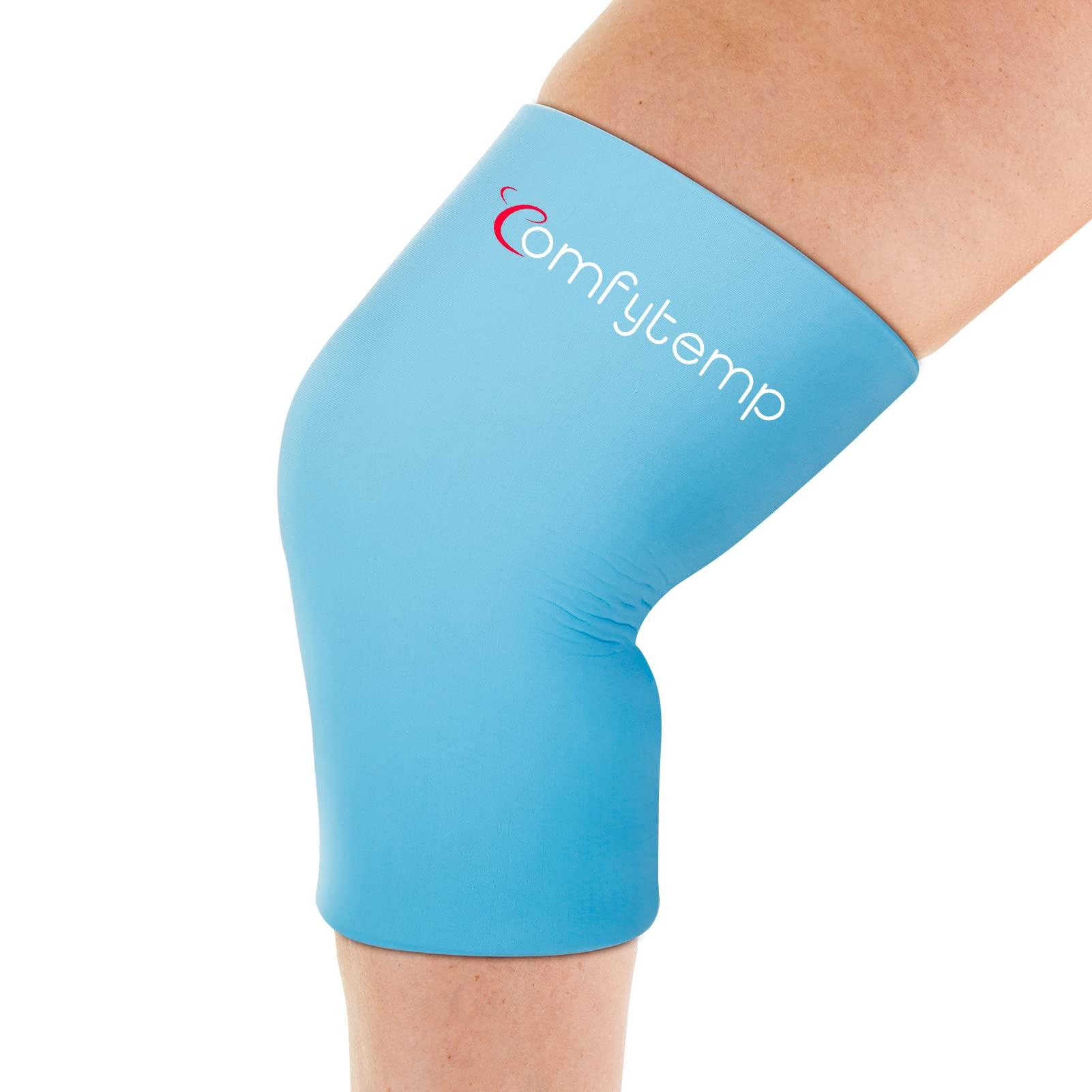 Comfytemp Elbow & Knee Ice Pack Wrap for Injuries, Compression Sleeve for Knees Replacement Surgery, Reusable Gel Hot Cold Pack Recovery for Knee, Elbow, Ankle, Arm, Calf, Leg, Wrist, FSA HSA Eligible
