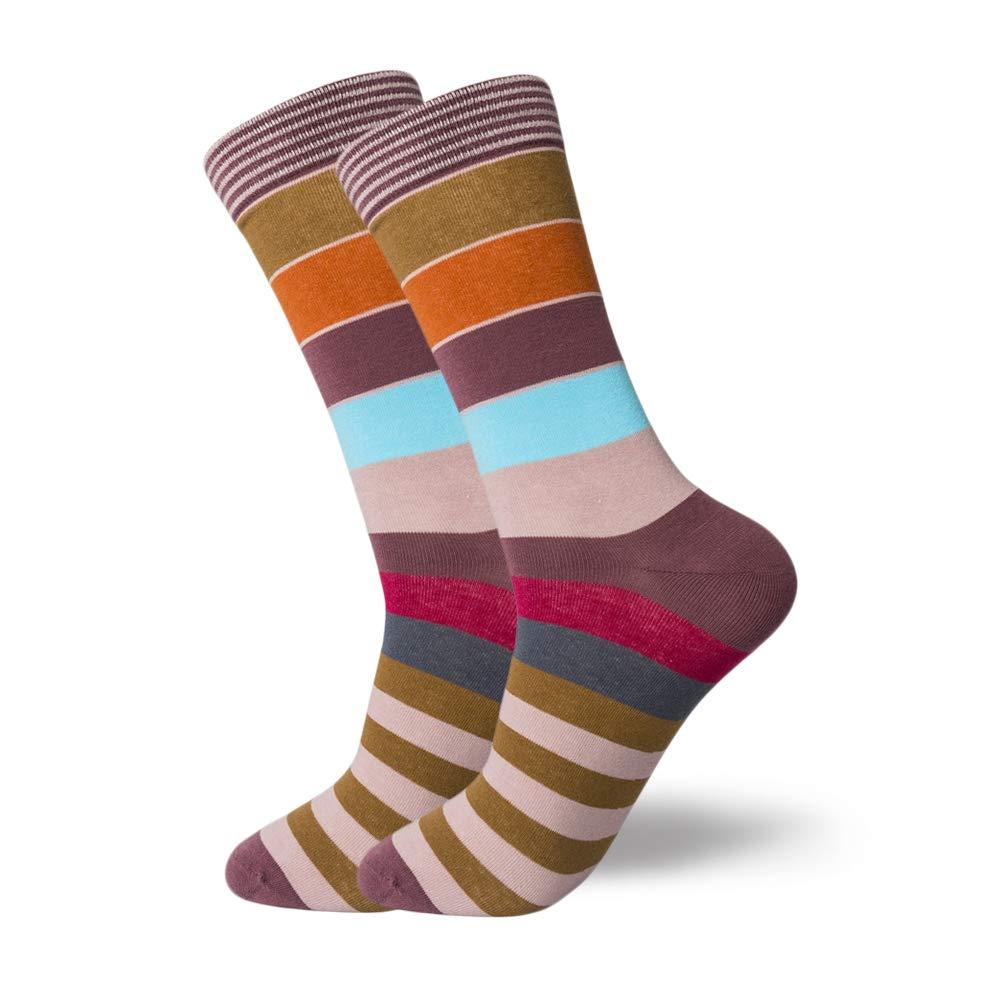 HHX YONLEE Dress Socks 5/6/10 Pairs Crew Argyle Colorful Cotton Novelty Casual Happy Fun - Image 4
