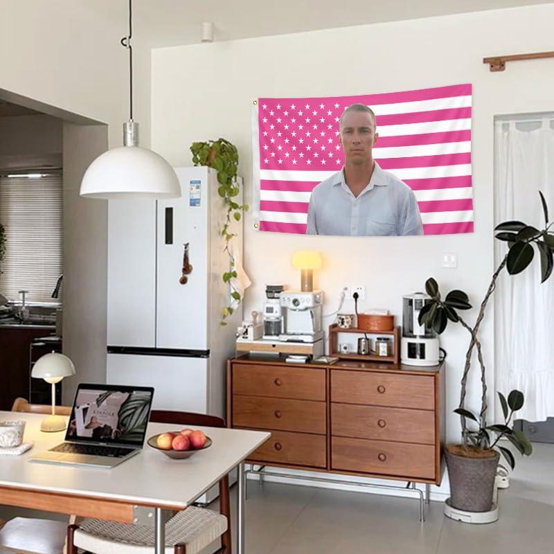 Drew Flag 3x5 Feet Pink Fun Flags For Indoor And Outdoor Decoration In Rooms, Bedrooms, Offices, College Dormitories - Image 2