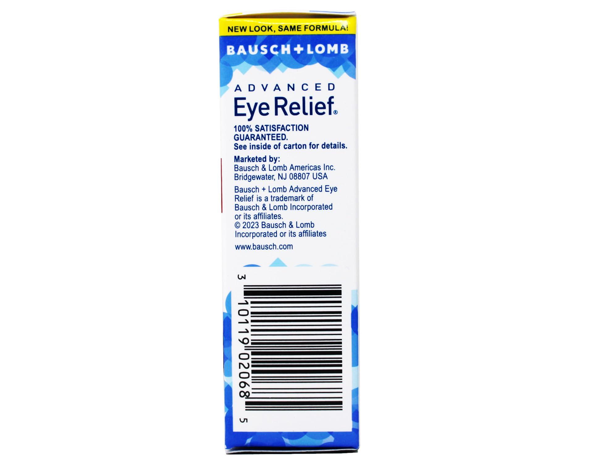 Bausch + Lomb Advanced Eye Relief – Maximum Redness Relief Eye Drops, 0.5 fl oz (15 mL) - Image 4