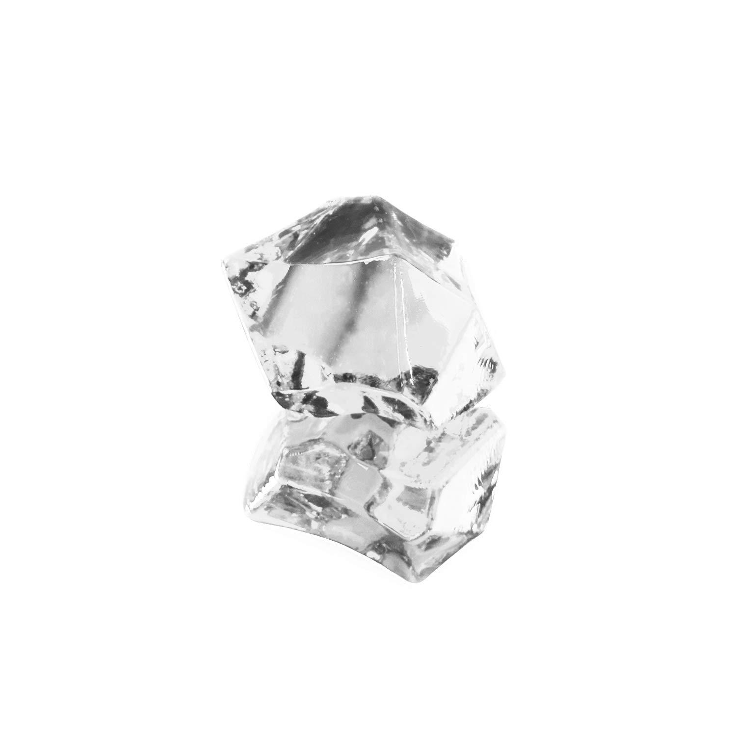 Super Z Outlet 3 Pound Bag Clear Fake Ice Cubes Acrylic Rock Diamond Crystals Treasure Crushed Gems for Vase Fillers, Table Scatter, Birthday Decoration Favor, Event, Wedding, Arts & Crafts - Image 4