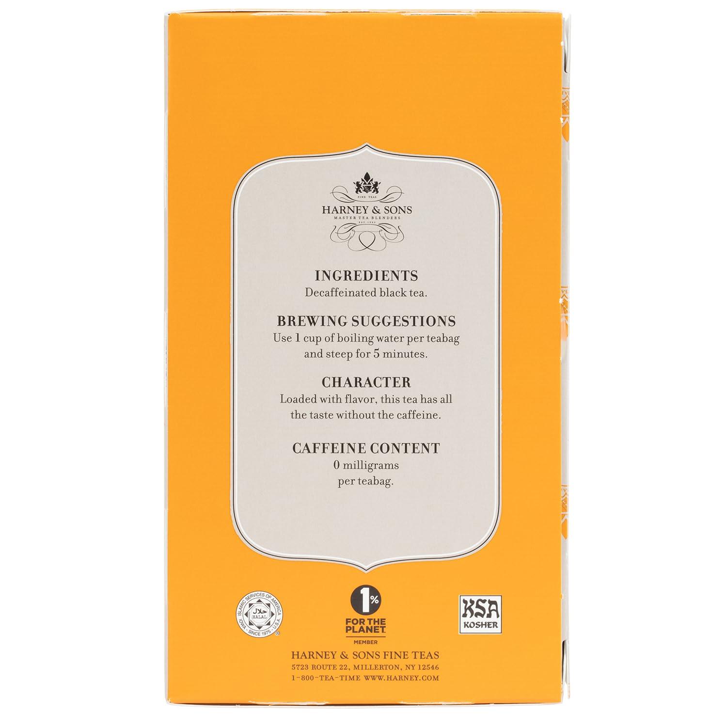 Harney & Sons Black Tea, Decaffeinated Ceylon, 20 Tea Bags, 1.26 oz./36 grams - Image 6