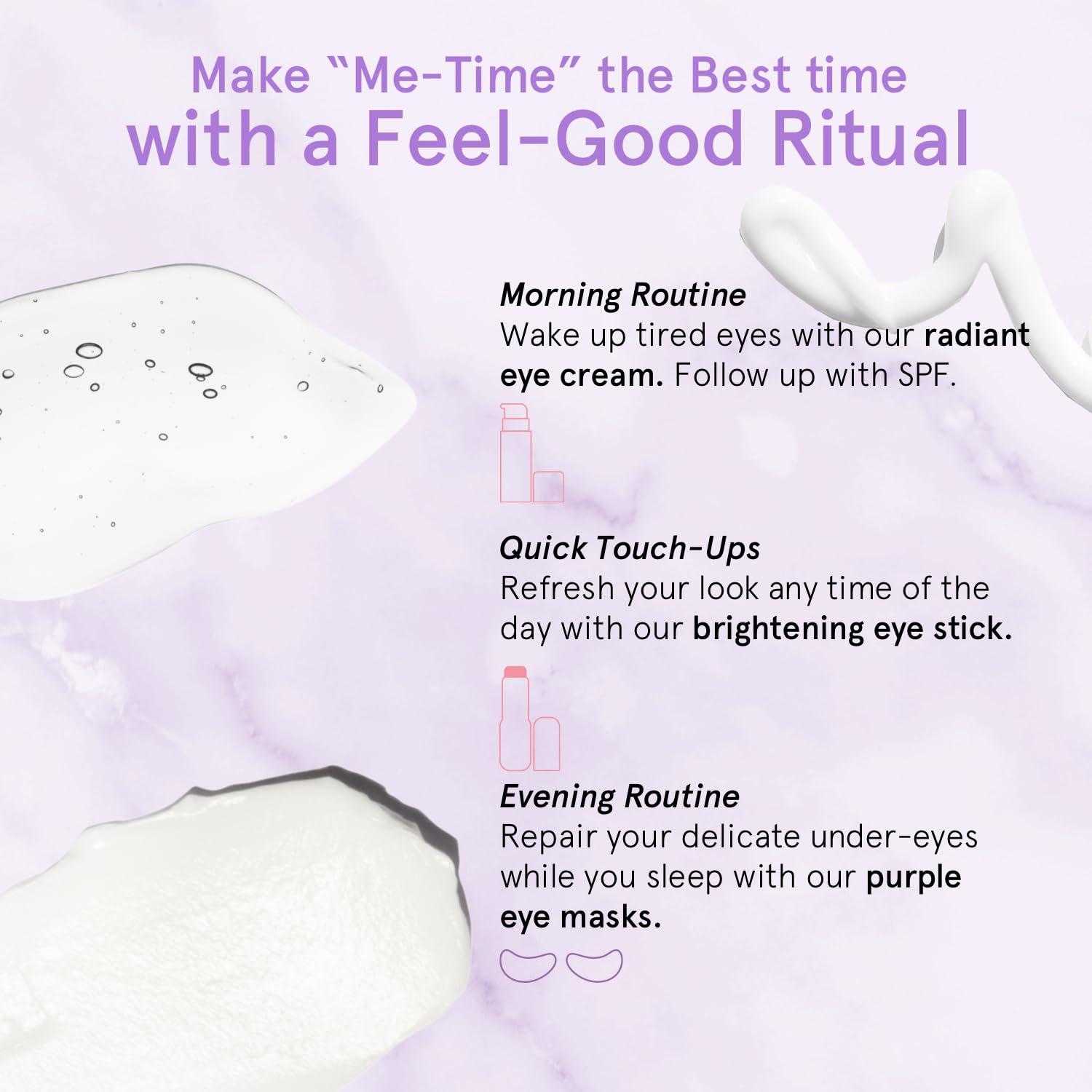 grace & stella Retinol & Caffeine Under Eye Serum Anti Aging - Travel Essentials - Hydrating Cream with Niacinamide, Peptides - Reduce Wrinkles, Crow's Feet, Puffiness - Vegan Skincare (0.5 floz/15ml) - Image 7