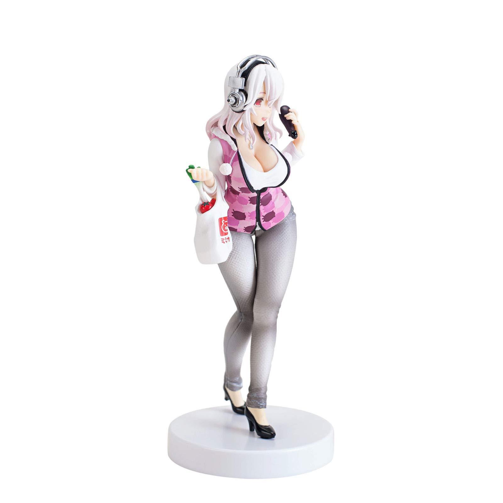 Furyu 7" Nitro Super Sonic: 10th Anniversary Figure Super Sonico-san Figure (Pink Version) - Image 2