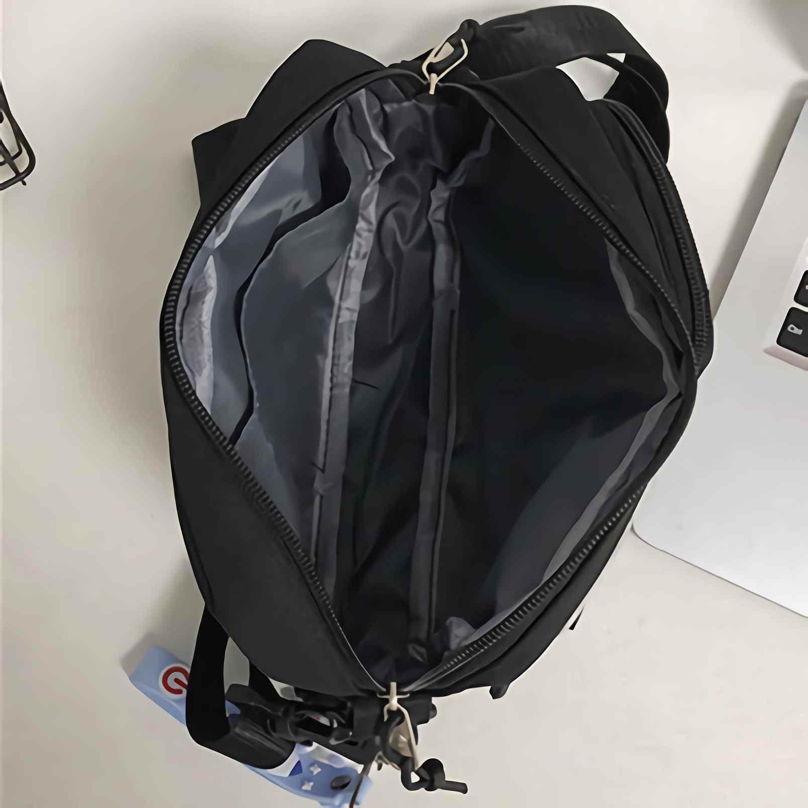 Lefe Liee Black Crossbody Bag for Men - Cute Small Messenger Sling Shoulder Bag - Men's Gift - Image 7