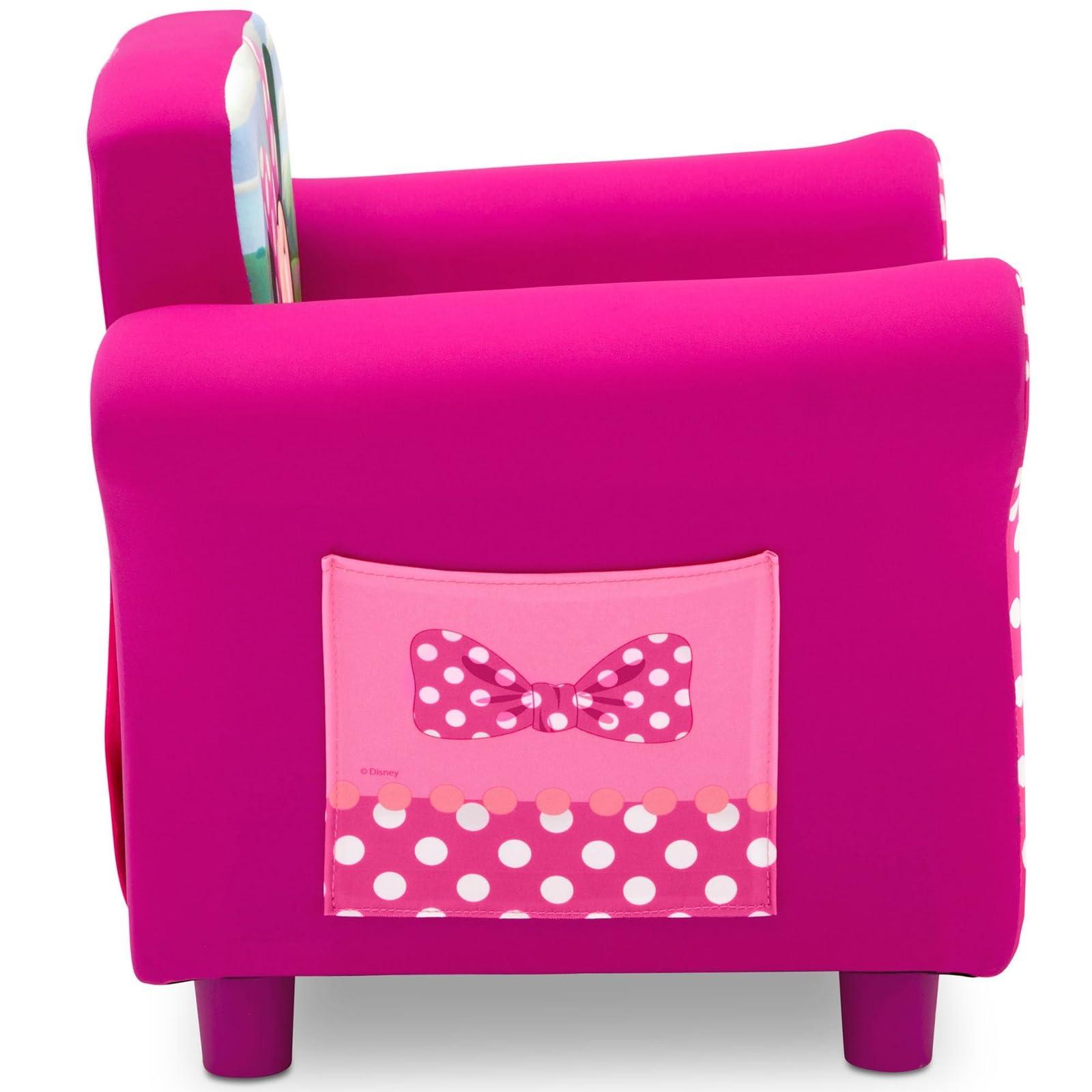 Delta Children Upholstered Chair, Disney Minnie Mouse - Image 6