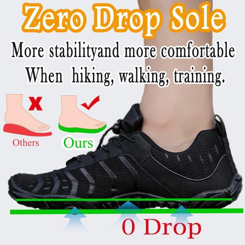 Barefoot Shoes Men Women Minimalist Shoes Zero Drop Workout Cross-Trainer Hiking Water Wide Toe Box Grounded Footwear Weightlifting Walking - Image 3