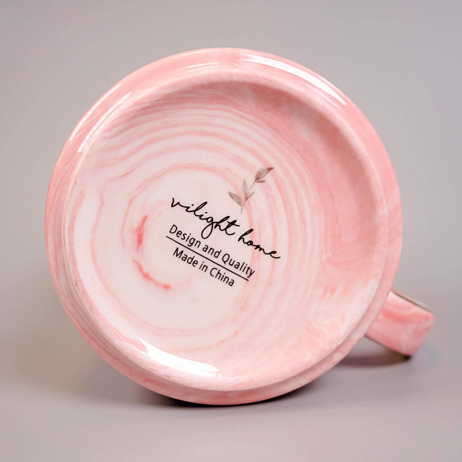VILIGHT Preschool Teacher Appreciation Mug Christmas Gifts for Women - It Takes A Lot of Sparkles to Teach Little Minds - Pink Marble Coffee Cup 11 Oz - Image 2