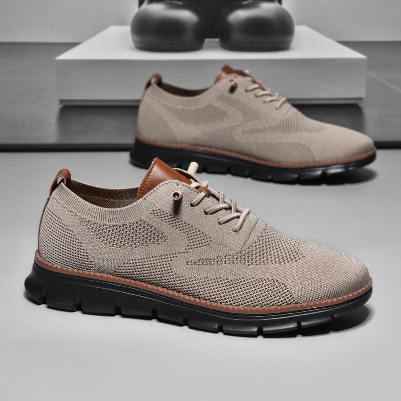 Breeze Shoes for Men Oxfords Lace-Up Lightweight Casual Walking Shoes Comfortable Dress Shoes for Men - Image 5