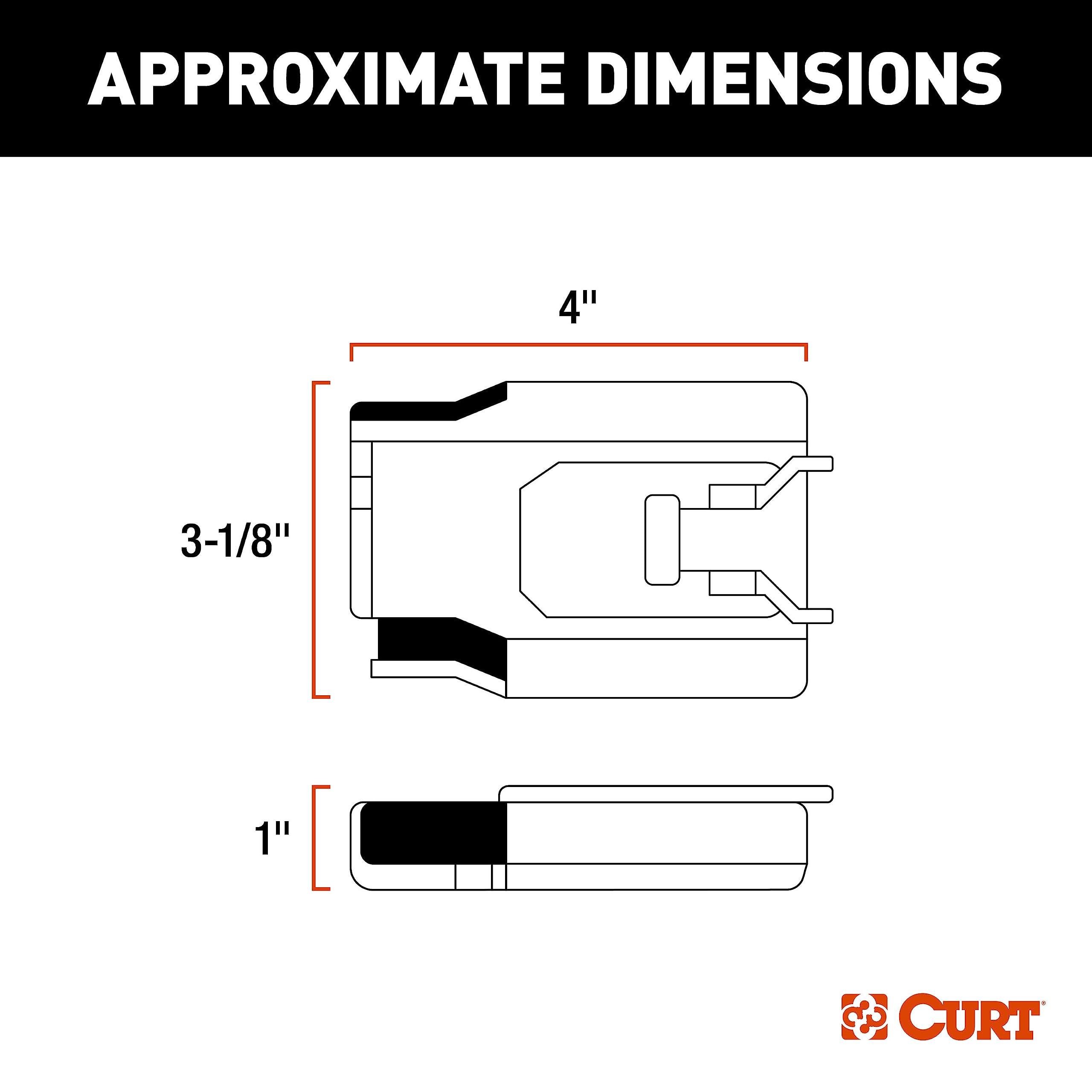 CURT 51146 TriFlex NEXT Proportional Inertia Electric Trailer Brake Controller, Fully Adjustable, Low Profile, 2-4 Axles, Plug-and-Play - Image 2