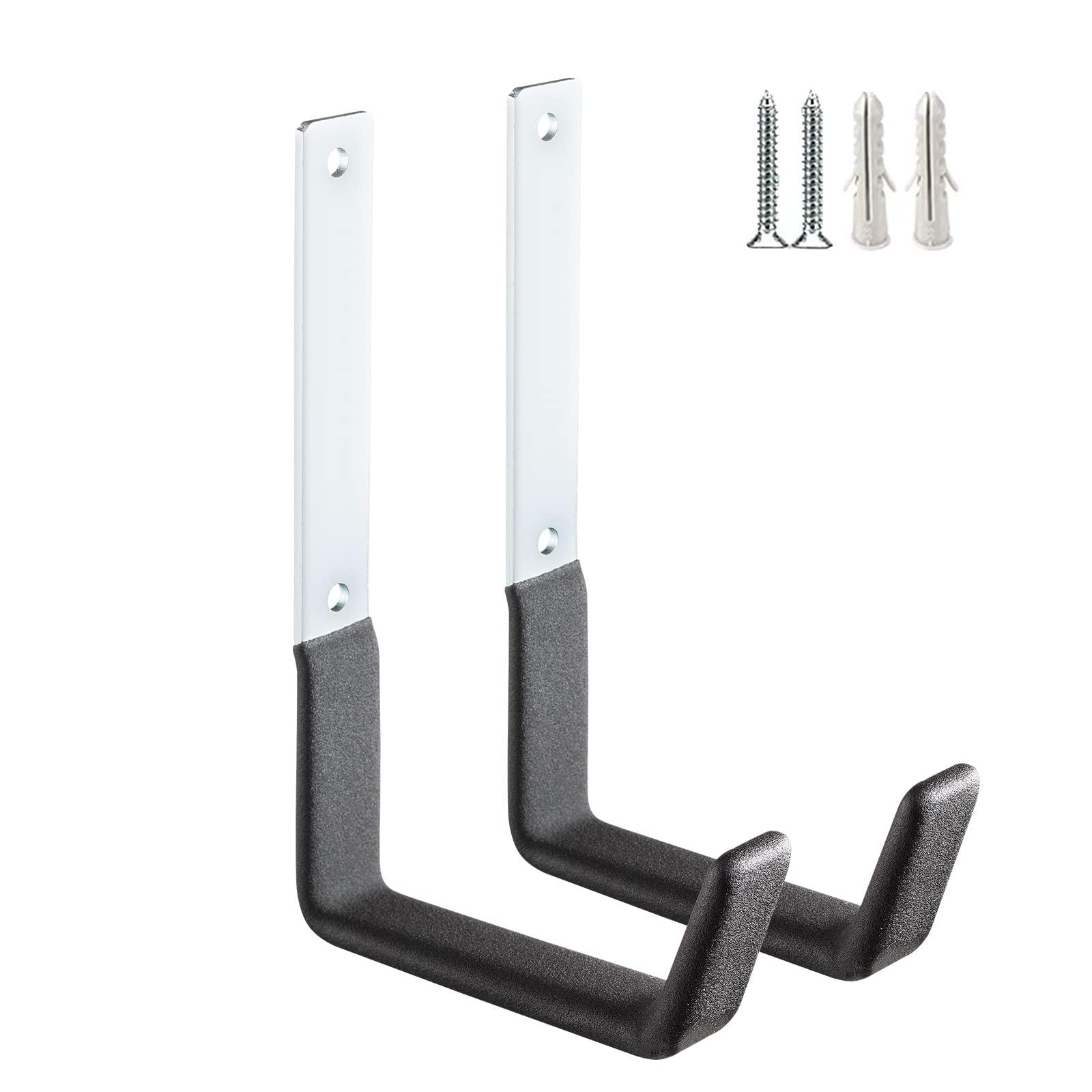 Heavy Duty Steel Hooks ,Garage Storage Utility Hooks,Heavy Duty Tool Organizer,Steel Wall Mount Hooks, Hose Hanger, Steel Garage Garden Hooks (2)