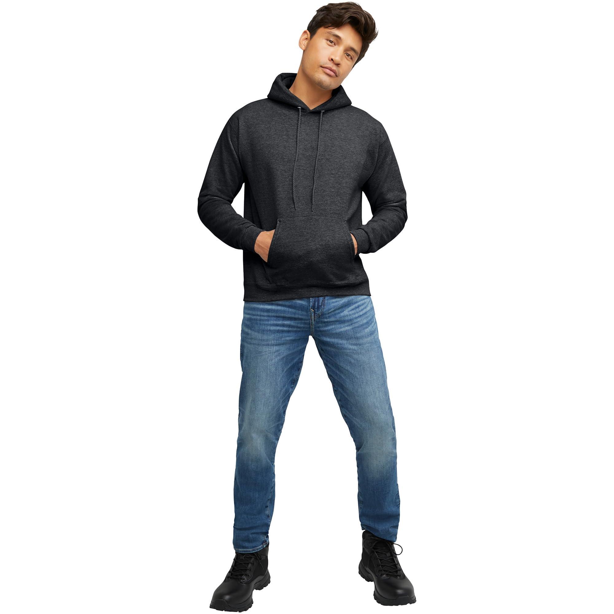 Hanes Men's EcoSmart Fleece Hoodie Sweatshirt - Image 7