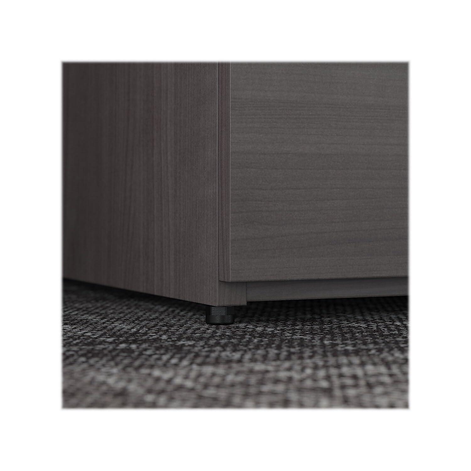 Bush Business Furniture Office 500 Low Storage Cabinet with Drawers and Shelves in Storm Gray - Image 7