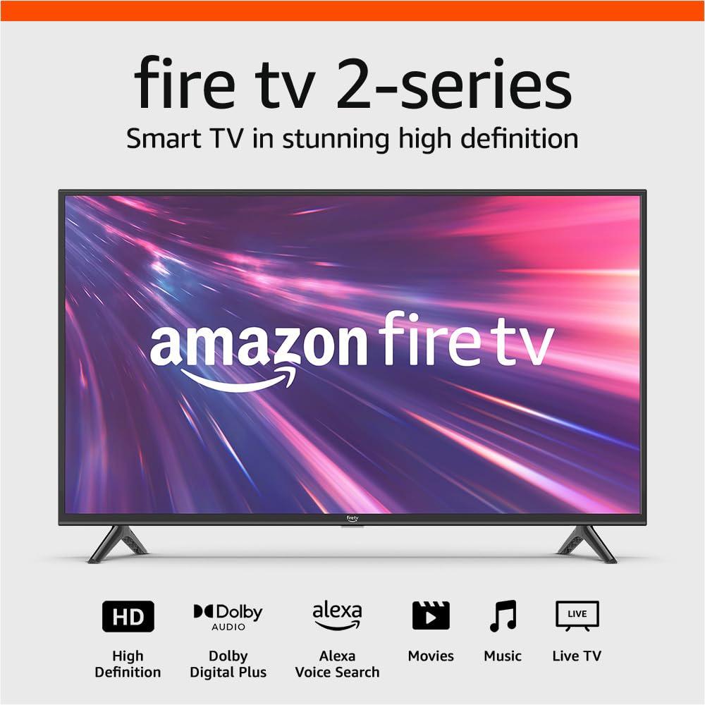 Like-New Amazon Fire TV 32" 2-Series (newest model), HD smart TV with Fire TV Alexa Voice Remote, stream live TV without cable - Image 8