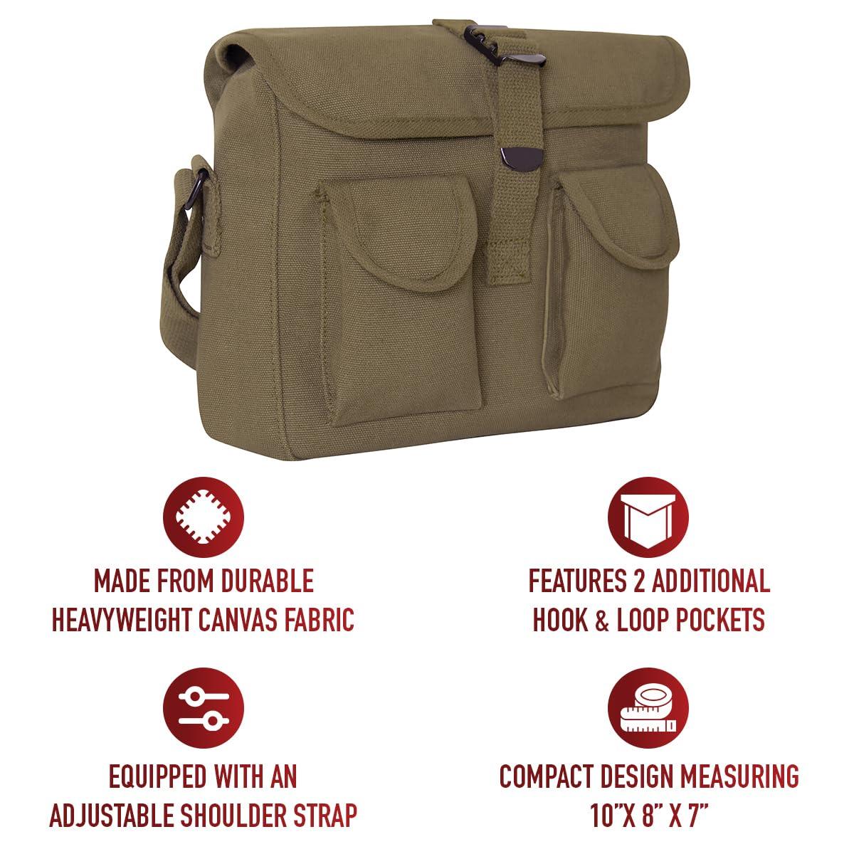 Rothco Canvas Ammo Crossbody Shoulder Bag - Image 4