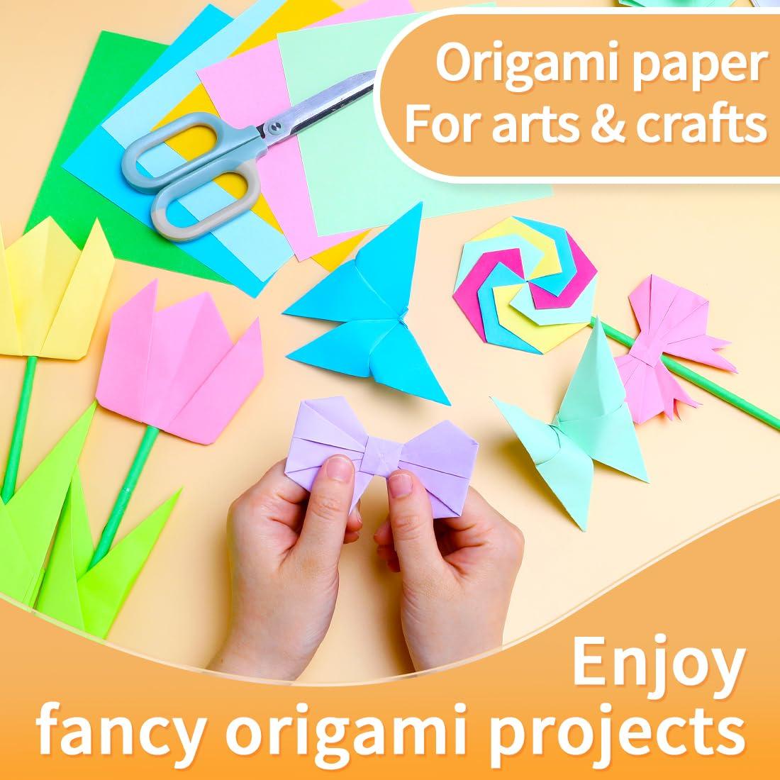Praisebank Origami Pack, 220pcs 17 Colors, 6x6 inch, Double Sided, Includes Guide - Image 5