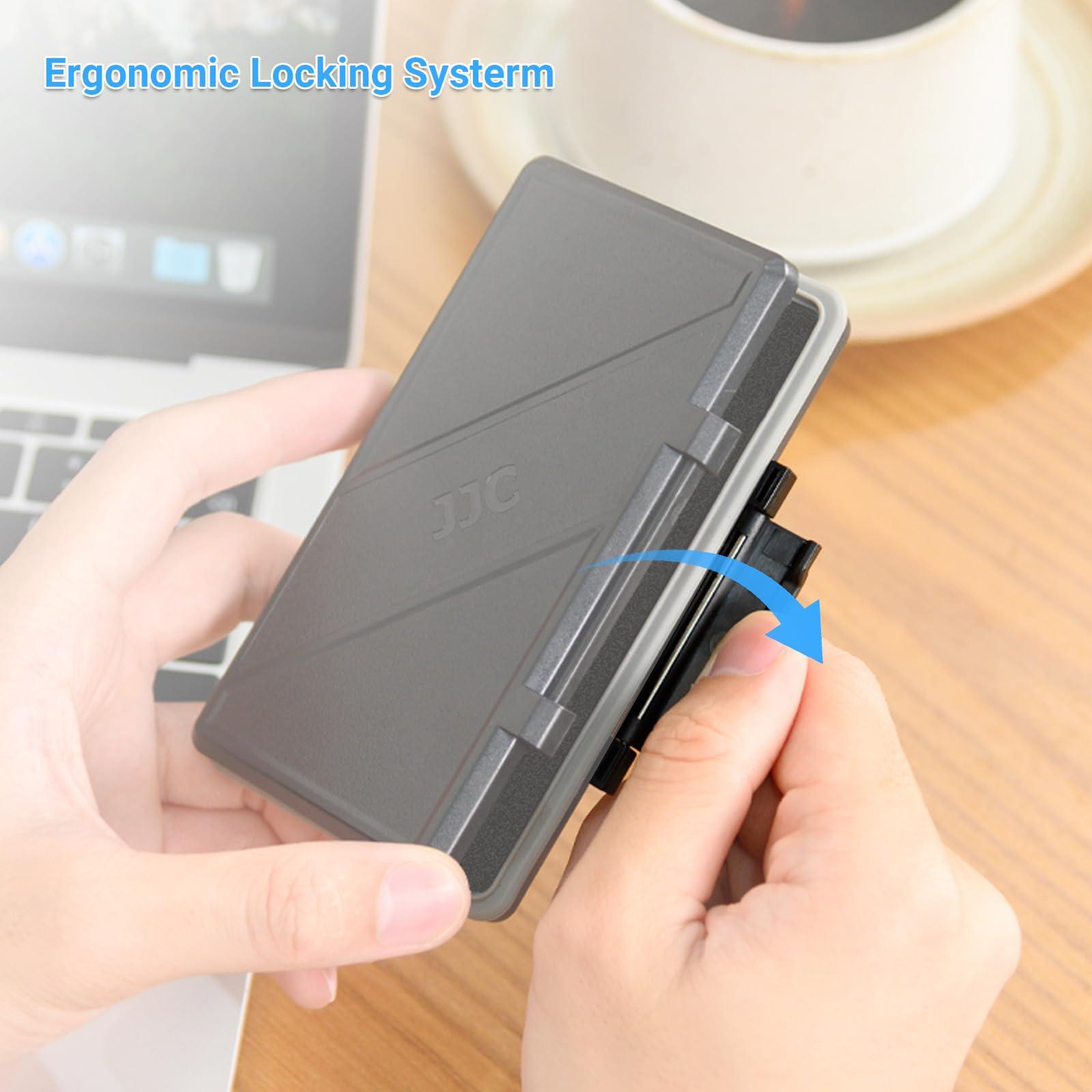 36 Slots Memory Card Case Water-Resistant Anti-Shock Memory Card Wallet for 24 Micro SD SDXC SDHC TF Cards and 12 SD SDXC SDHC Cards - Image 5