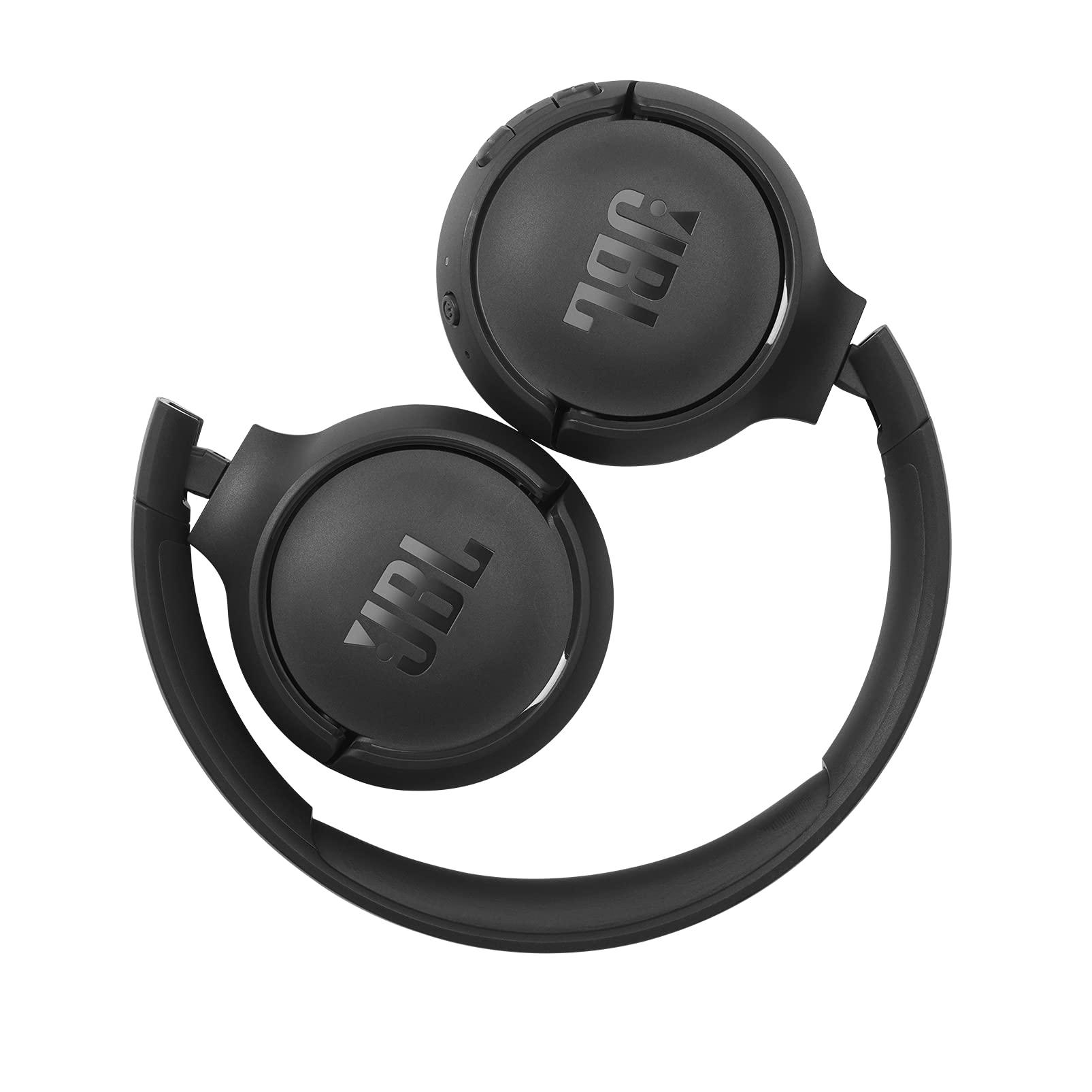 JBL Tune 510BT - Bluetooth headphones with up to 40 hours battery, microphone for call, foldable and comfortable, Android and iOs compatible (Black) - Image 9