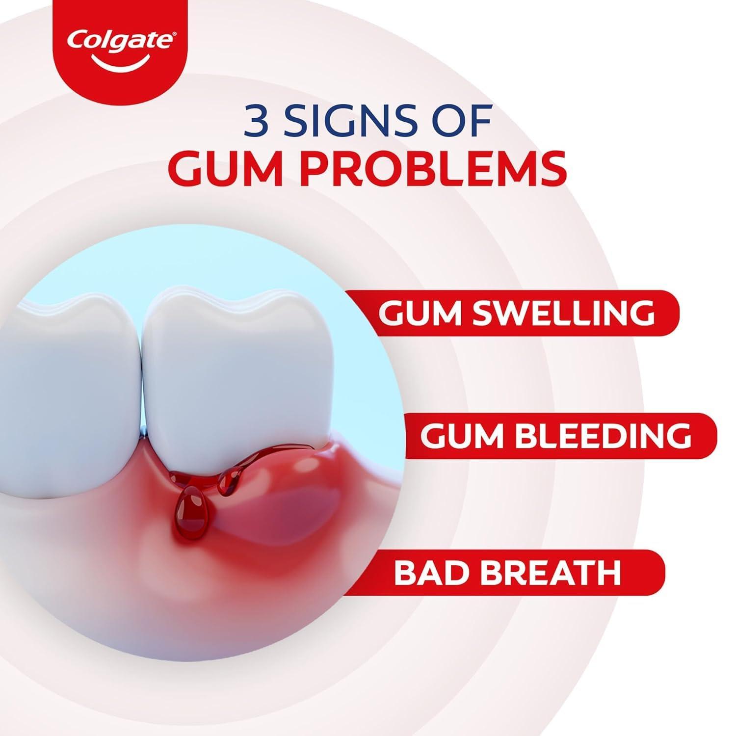 Colgate Gum Protection PerioGard Toothpaste 90grm/3.2oz Helps Fight Plaque Dual Active Formula Helps to Keep Gums Healthy + Colgate Paper Bag Free - Image 7