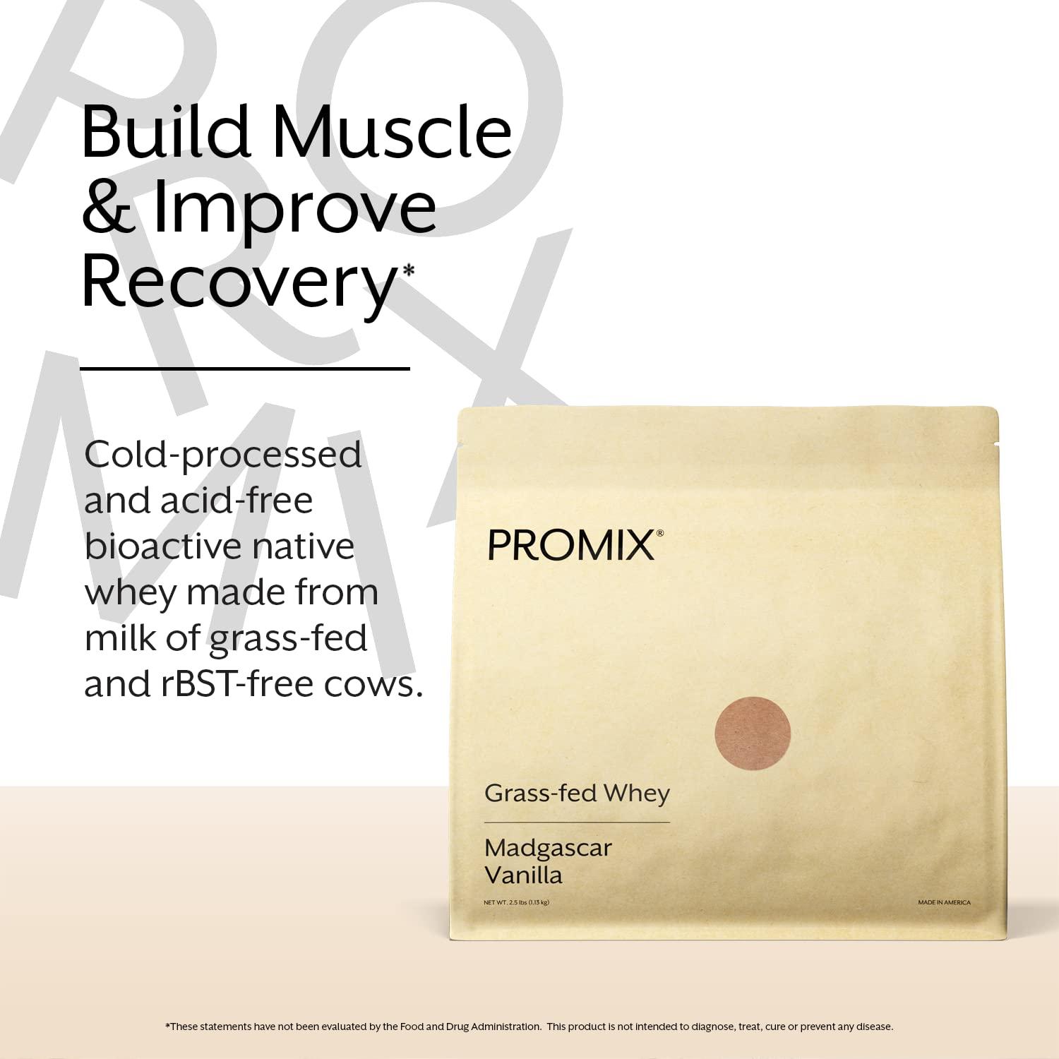 ProMix Nutrition Whey Protein Powder, Vanilla - Grass-Fed & 100% All Natural - ­Post Workout Fitness & Nutrition Shakes, Smoothies, Baking & Cooking Recipes - 5 Pound (Pack of 2) - Image 3