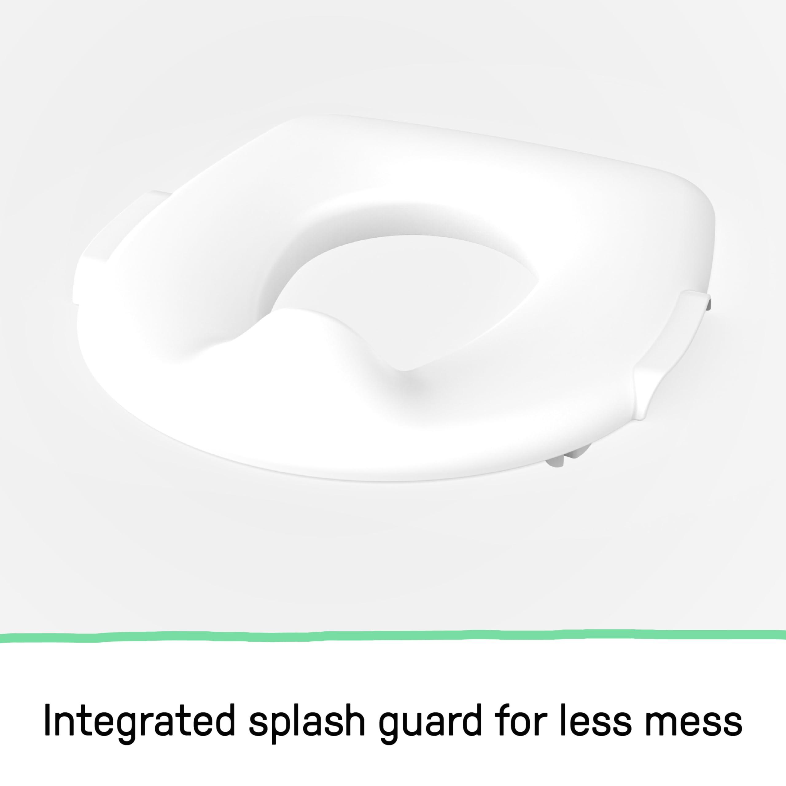 Summer Infant by Ingenuity My Size Potty Pro in White, Toddler Potty Training Toilet, Lifelike Flushing Sound, for Ages 18 Months+, Up to 50 Pounds - Image 10