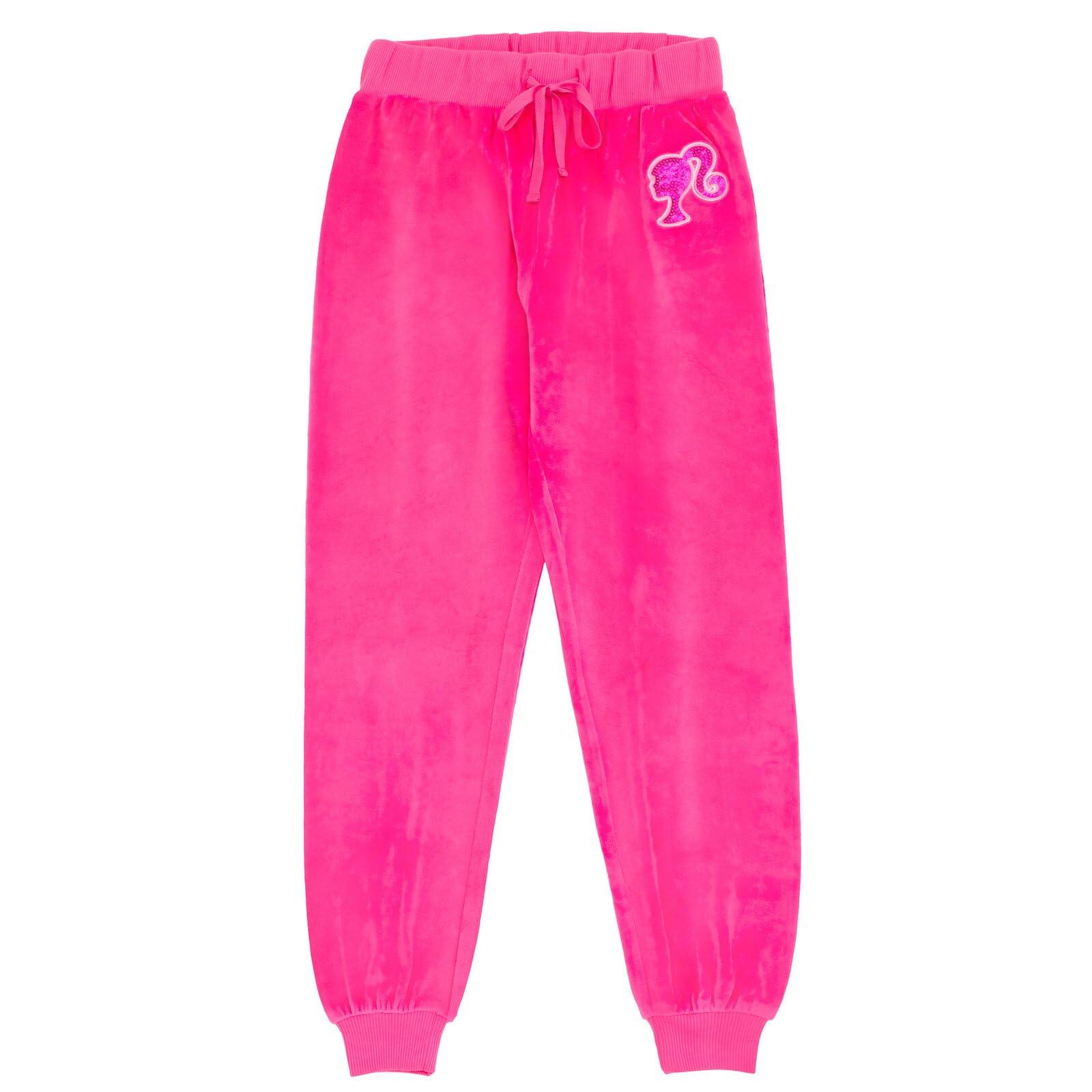 Barbie Velour Matching Family Zip Up Hoodie Pants Outfit Set Newborn to Adult Sizes (Newborn - 2XL) - Image 3